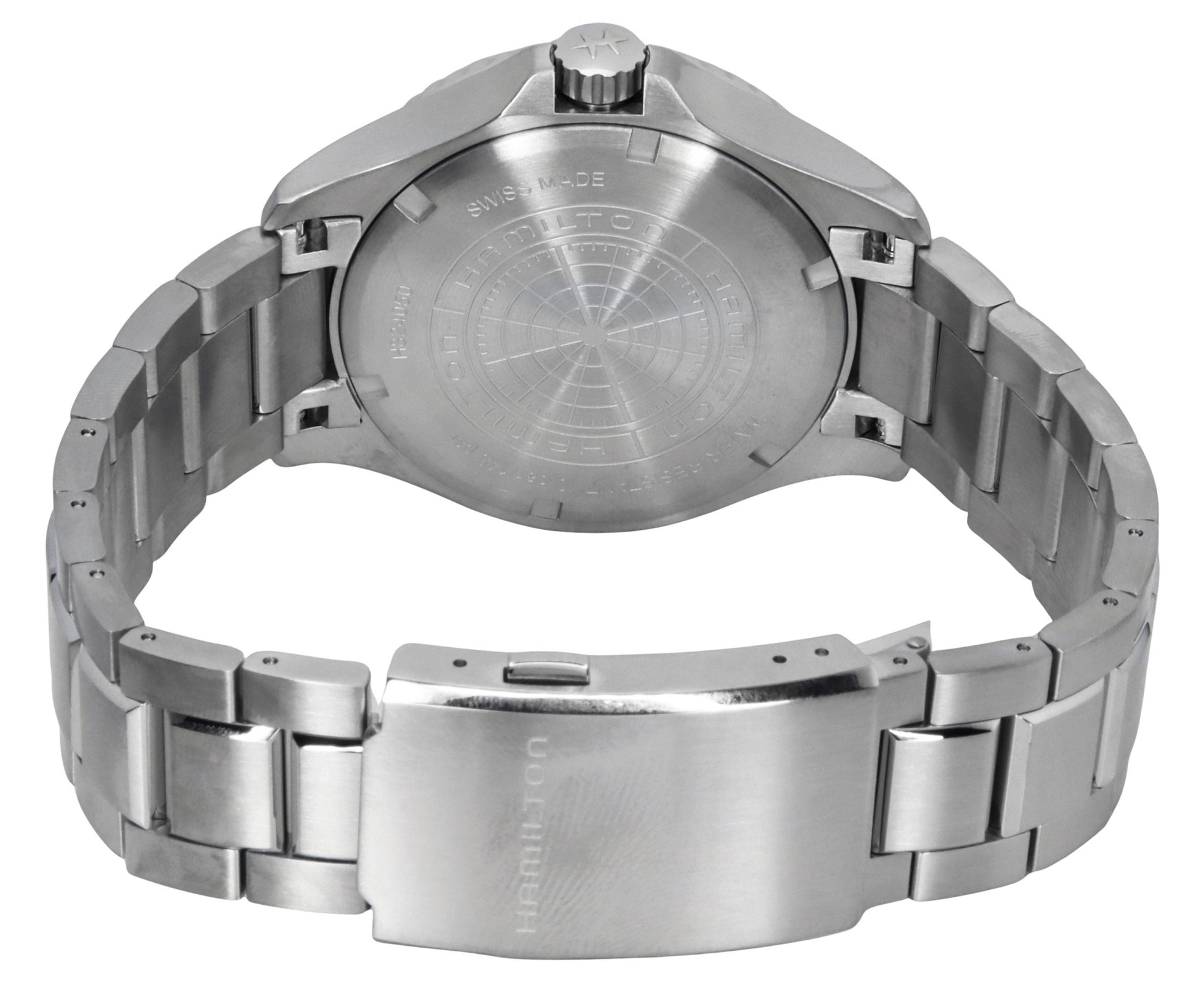 Hamilton Khaki Navy Scuba Stainless Steel Black Dial Automatic H82405130 100M Men's Watch - Prestige Stones