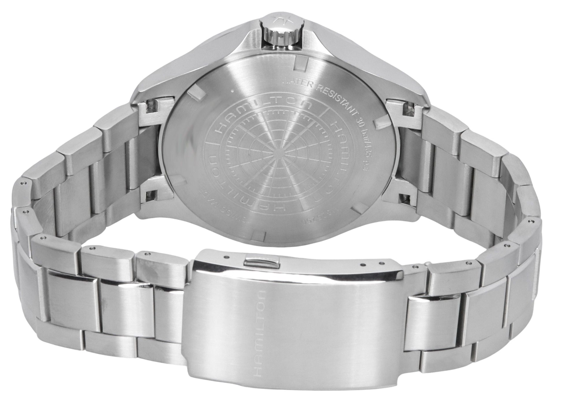 Hamilton Khaki Navy Scuba Stainless Steel Green Dial Automatic Diver's H82525160 300M Men's Watch - Prestige Stones