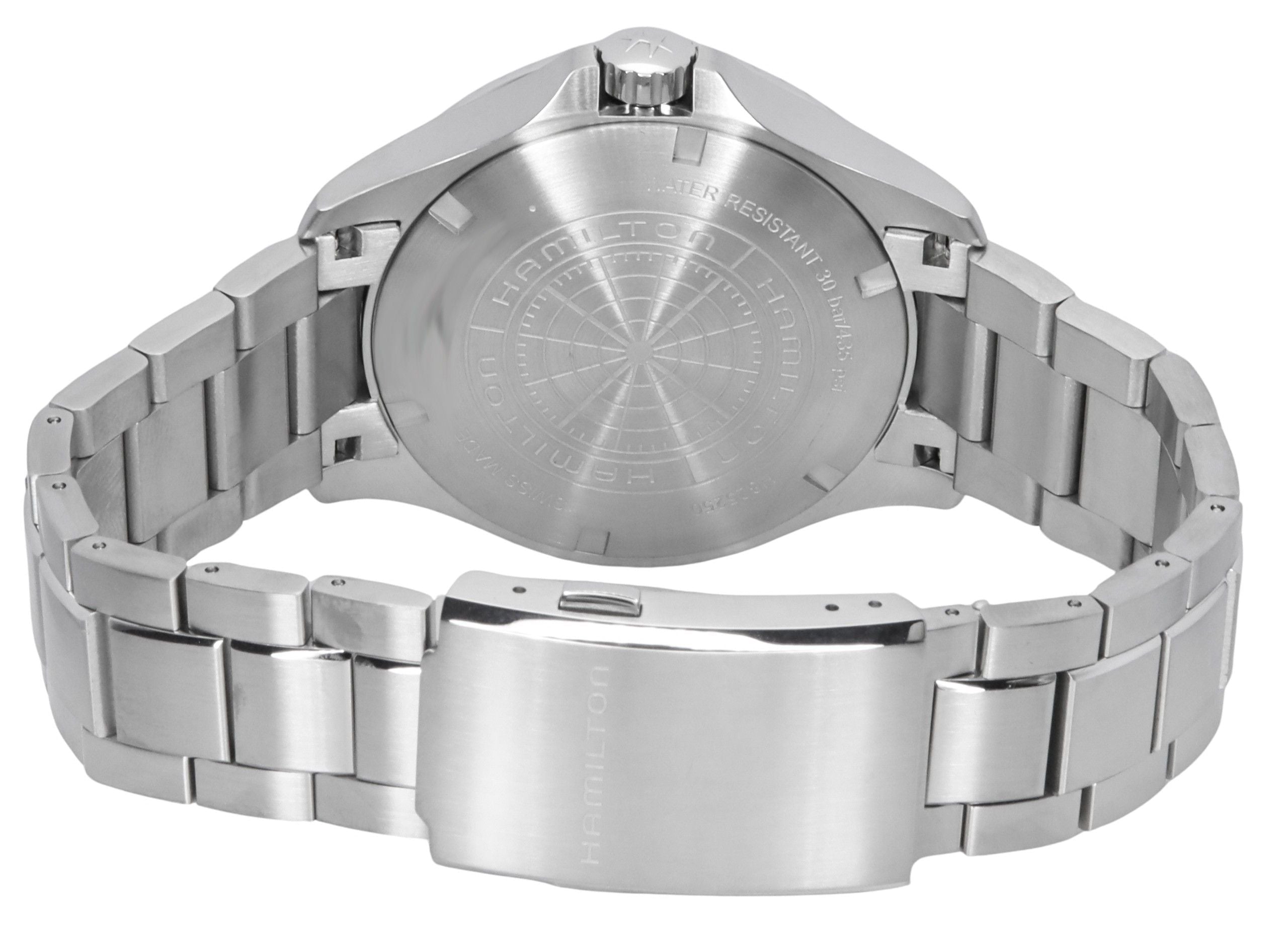 Hamilton Khaki Navy Scuba Stainless Steel Green Dial Automatic Diver's H82525160 300M Men's Watch - Prestige Stones