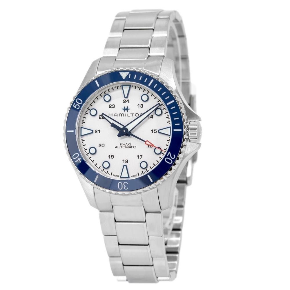Hamilton Khaki Navy Scuba Stainless Steel Silver Dial Automatic Diver's H82505150 300M Men's Watch - Prestige Stones