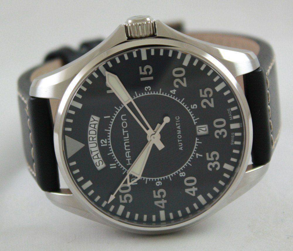 Hamilton Khaki Pilot Automatic H64615735 Men's Watch - Prestige Stones