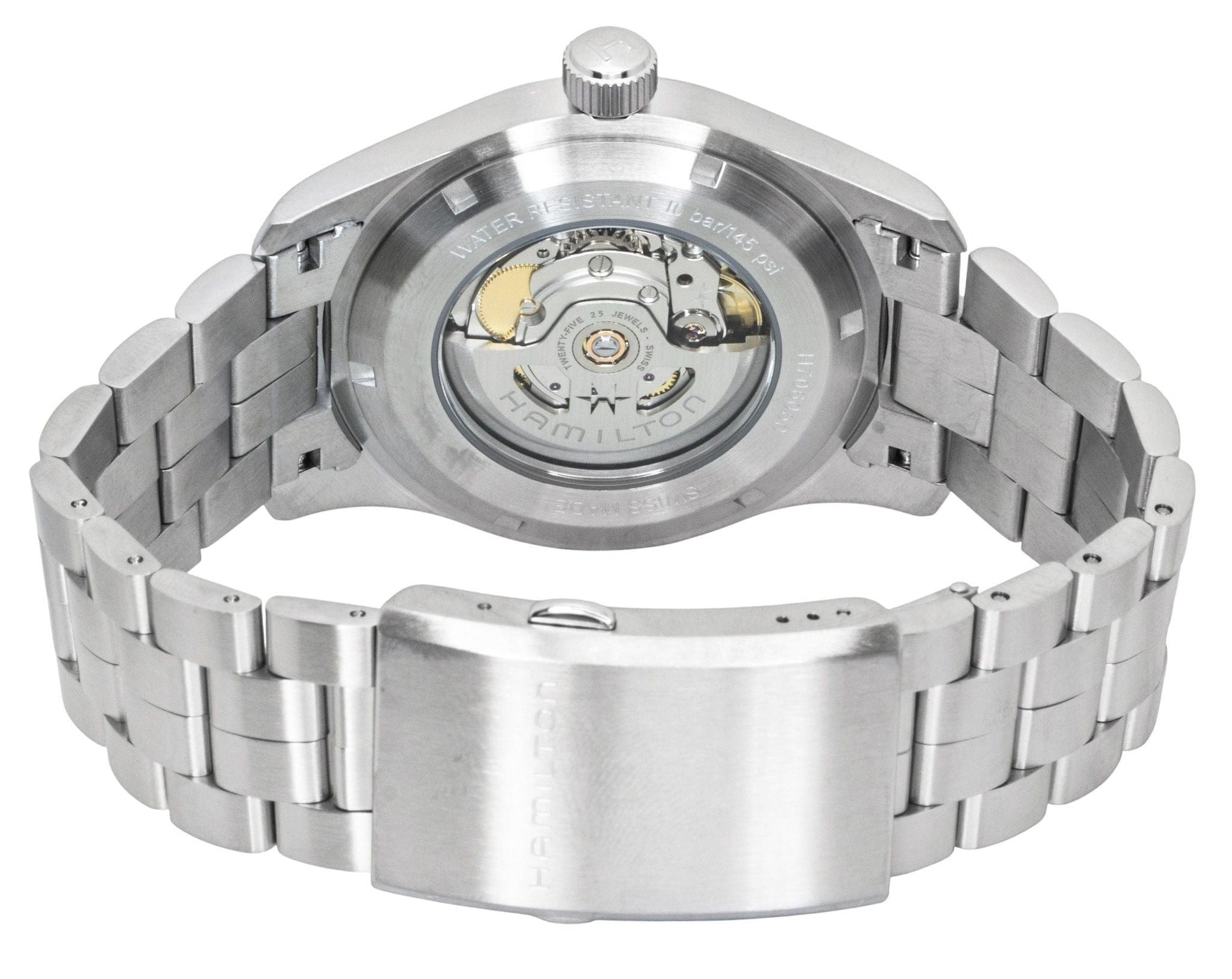 Hamilton Khaki Stainless Steel Blue Dial Automatic H70605140 100M Men's Watch - Prestige Stones