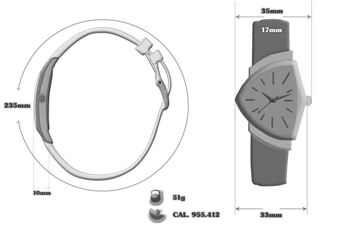 Hamilton Ventura Quartz H24411732 Men's Watch - Prestige Stones