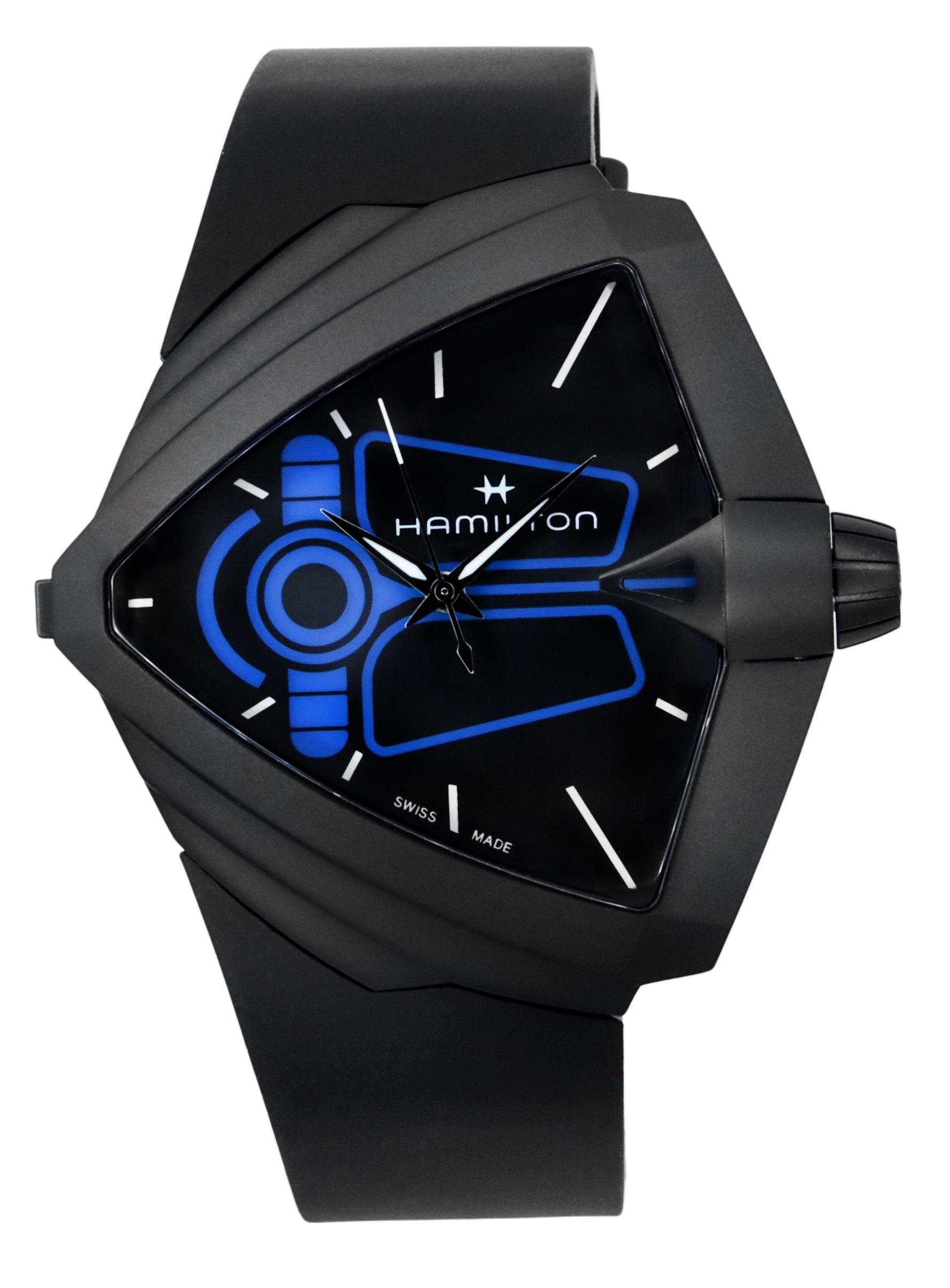 Hamilton Ventura XXL Bright Dune Limited Edition Rubber Strap Black Dial Quartz H24614330 Men's Watch - Prestige Stones