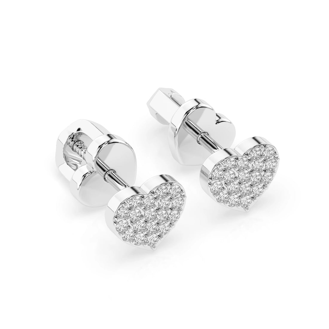 Illusion Earring (Round), 0.18 ct — 102-10097 - Prestige Stones