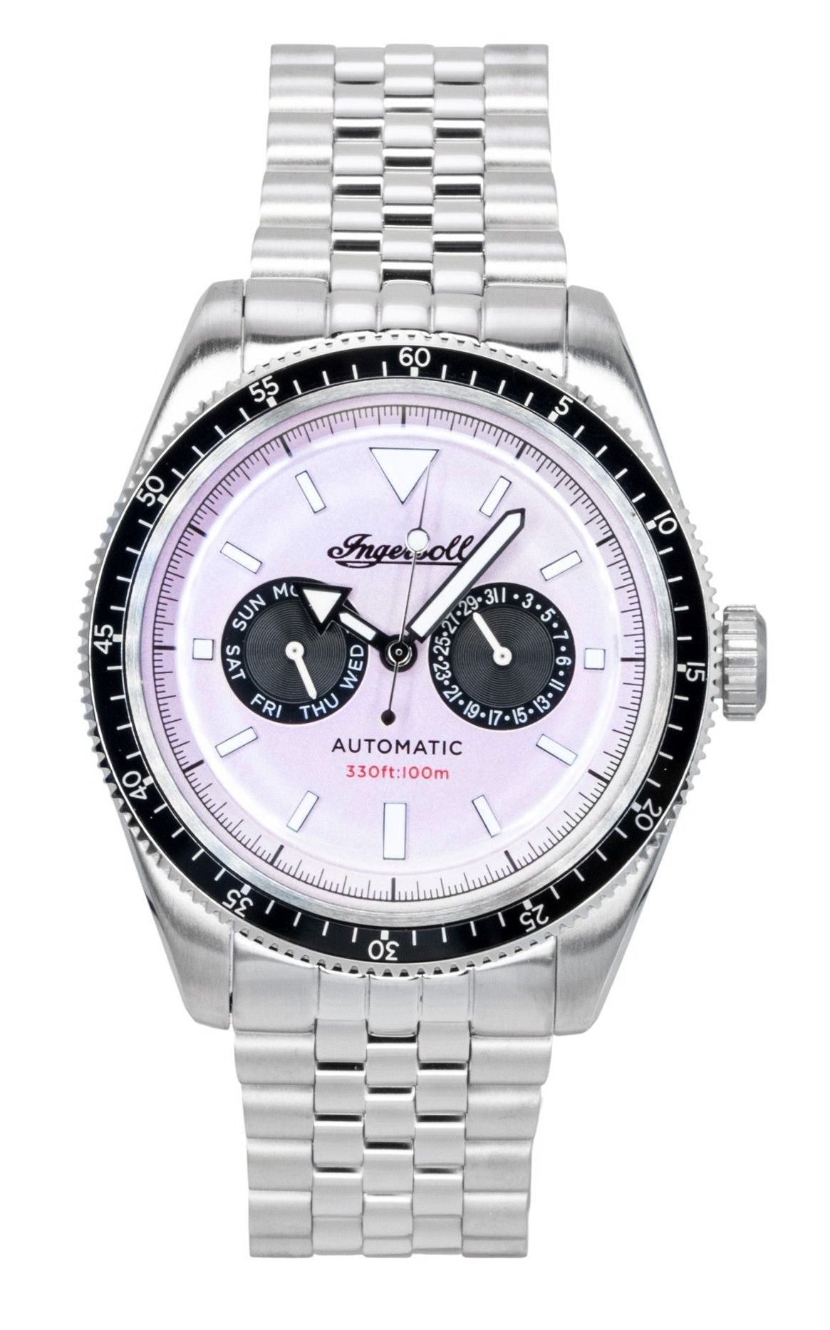 Ingersoll Outlaw Stainless Steel Pink Dial Automatic I17201 Men's Watch - Prestige Stones