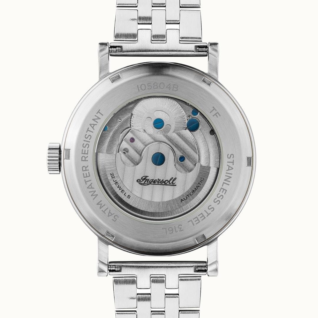 Ingersoll The Charles Stainless Steel Black Skeleton Dial Automatic I05804B Men's Watch - Prestige Stones