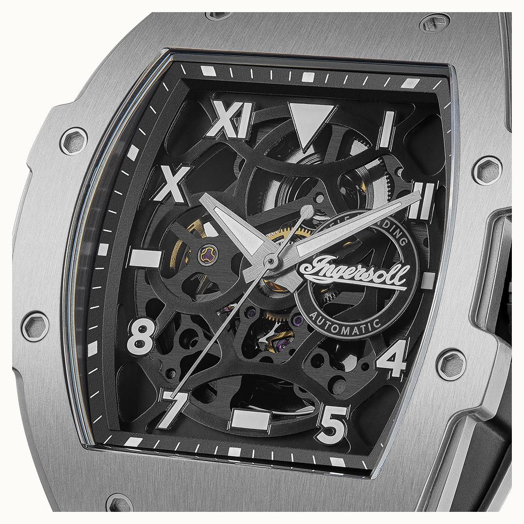 Ingersoll The Play Black Skeleton Dial Automatic I15301 Men's Watch - Prestige Stones