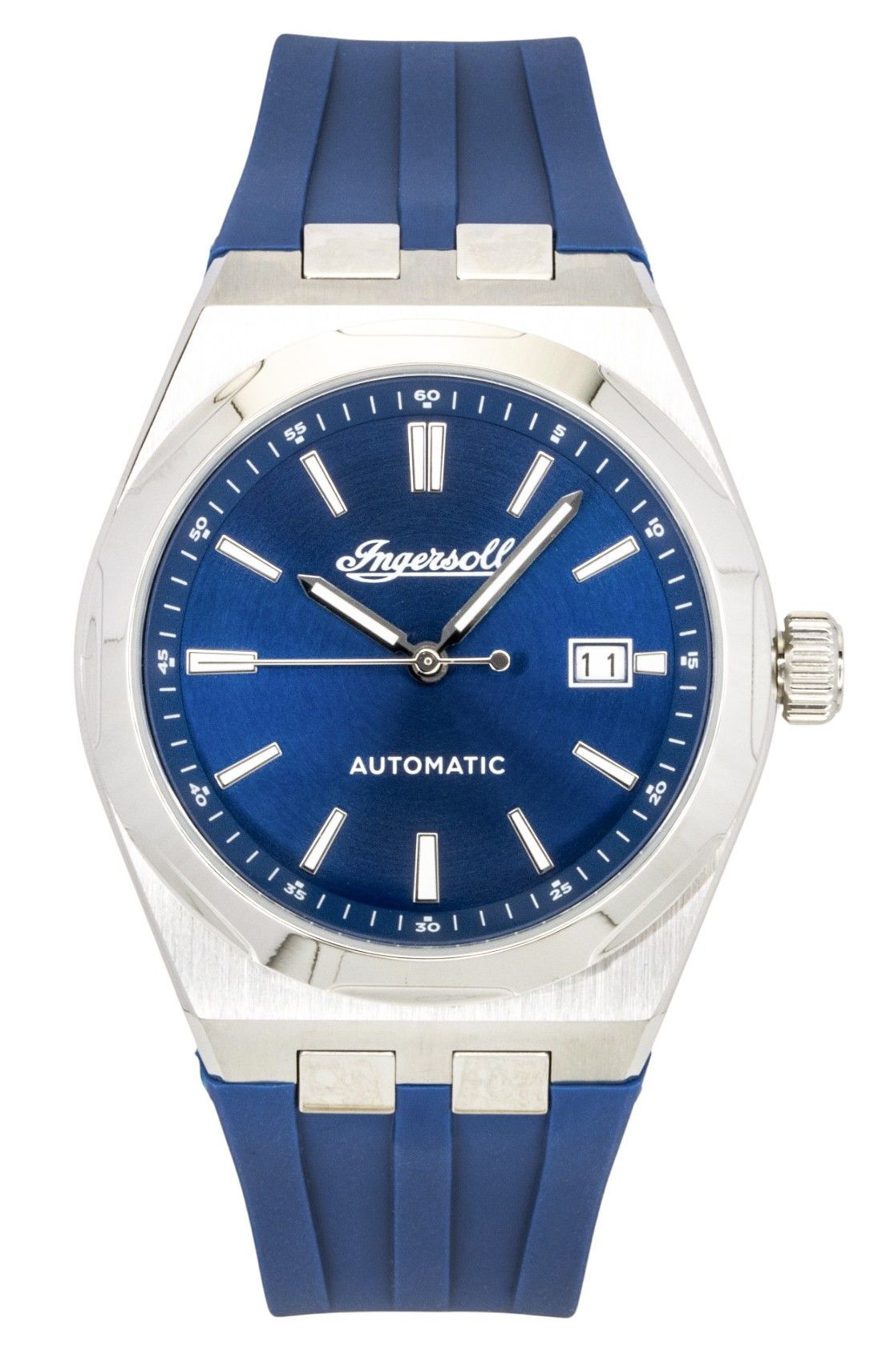 Ingersoll The Rider Polyurethane Strap Blue Dial Automatic I16802 Men's Watch - Prestige Stones