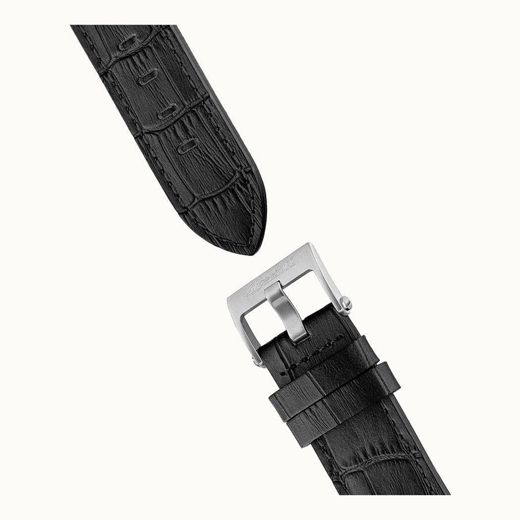 Ingersoll The Spirit Moon Phase Leather Strap Black Skeleton Dial Automatic I15801 Men's Watch - Prestige Stones