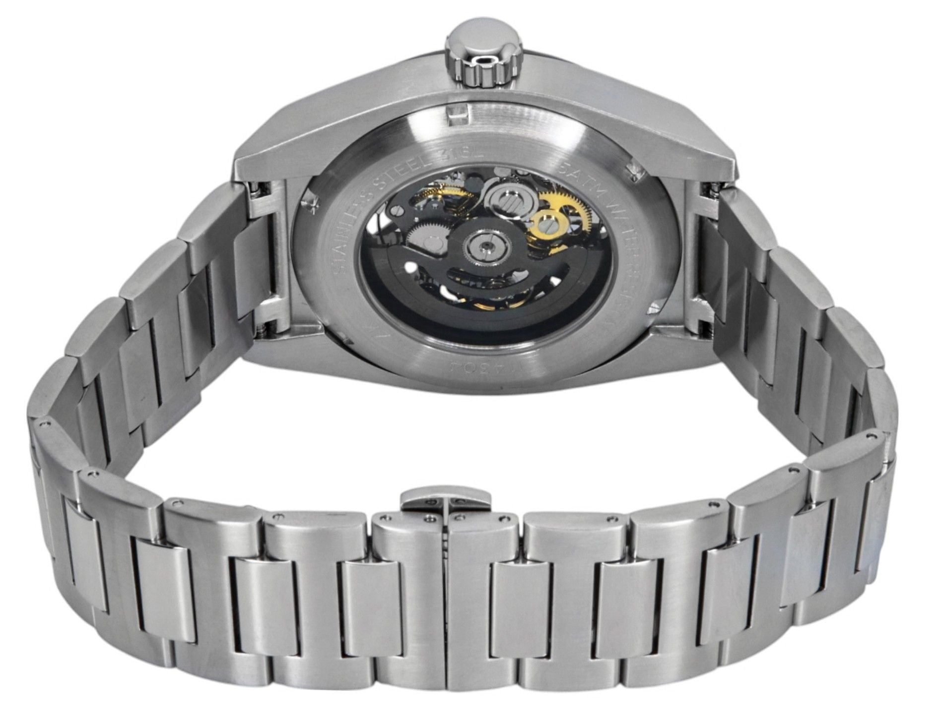 Ingersoll Vert Stainless Steel Green Skeleton Dial Automatic I14304 Men's Watch - Prestige Stones