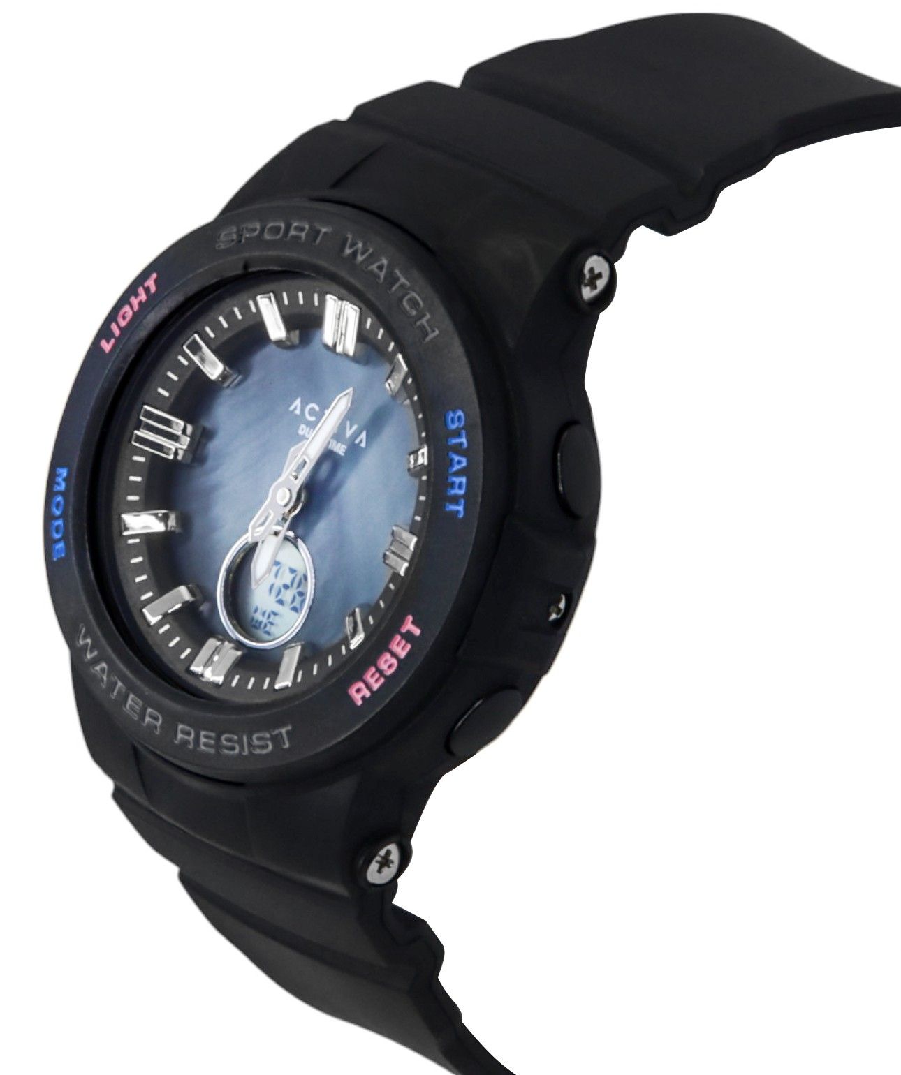 Invicta Activa Analog Digital Thermoplastic Polyurethane Strap Blue Mother of Pearl Dial Quartz ACW2125 - 001 Unisex Watch - Prestige Stones