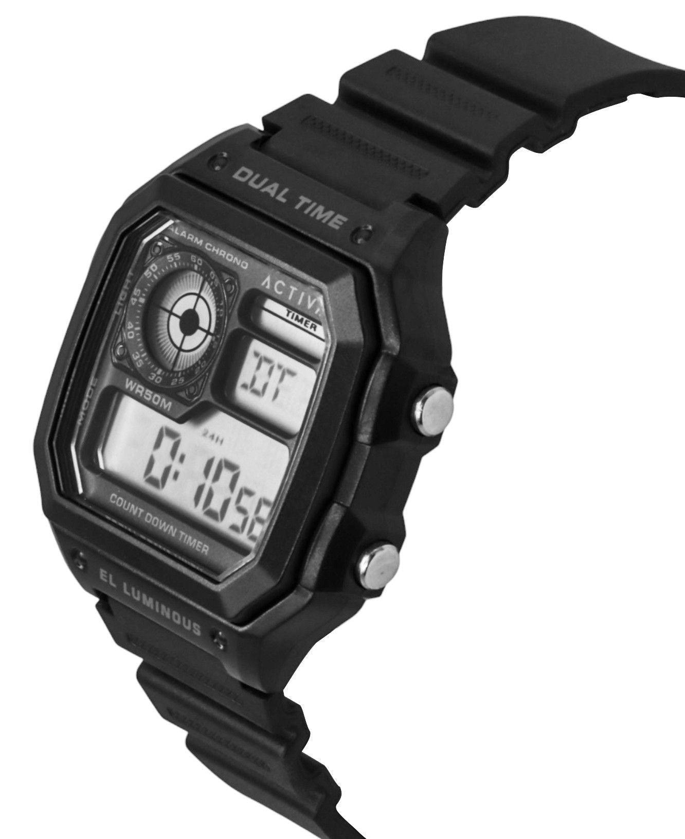 Invicta Activa Digital Polyurethane Strap Black Dial Quartz ACW1299 - 001 Men's Watch - Prestige Stones