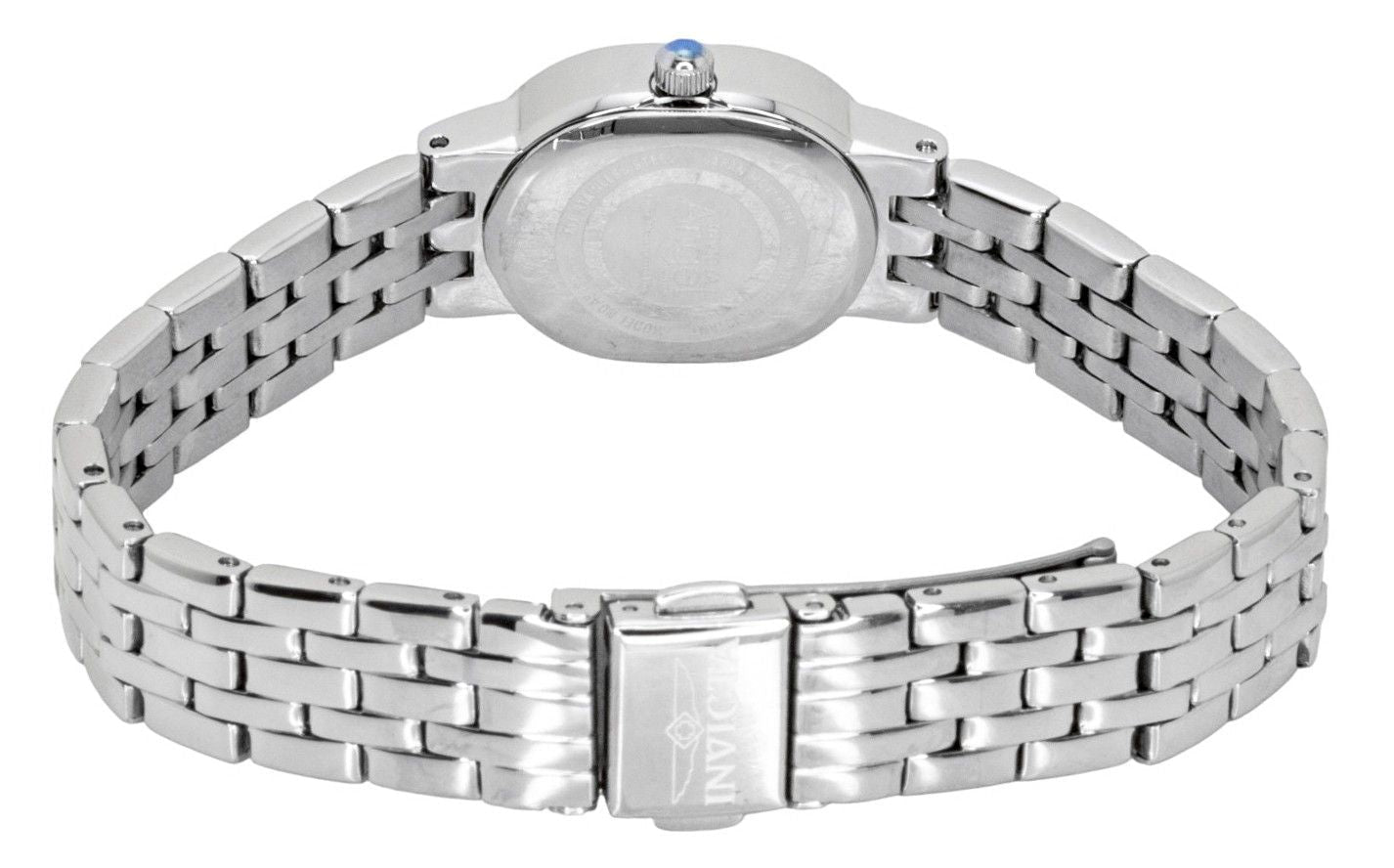 Invicta Angel Crystal Accents Stainless Steel Silver Dial Quartz 48134 Women's Watch - Prestige Stones