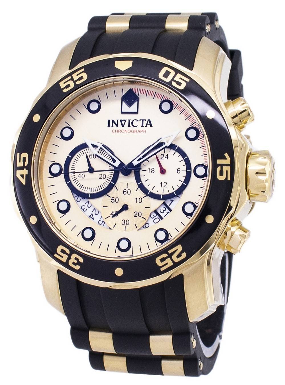 Invicta Pro Diver 17566 Chronograph Quartz Men's Watch - Prestige Stones