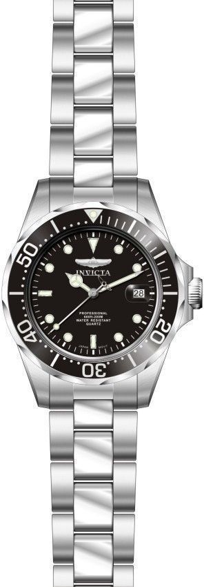 Invicta Pro Diver 200M Quartz Black Dial 8932 Men's Watch - Prestige Stones