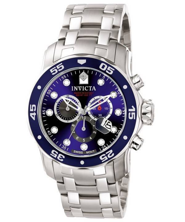 Invicta Pro Diver Chronograph 200M 0070 Men's Watch - Prestige Stones