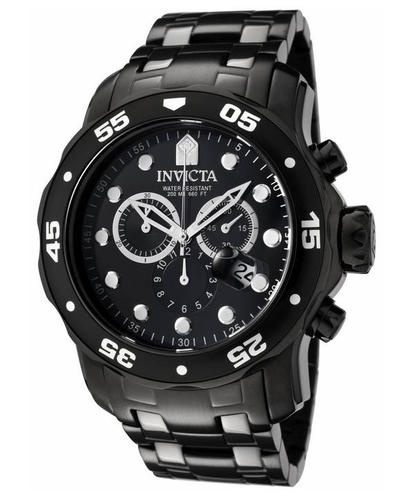 Invicta Pro Diver Chronograph 200M 0076 Men's Watch - Prestige Stones