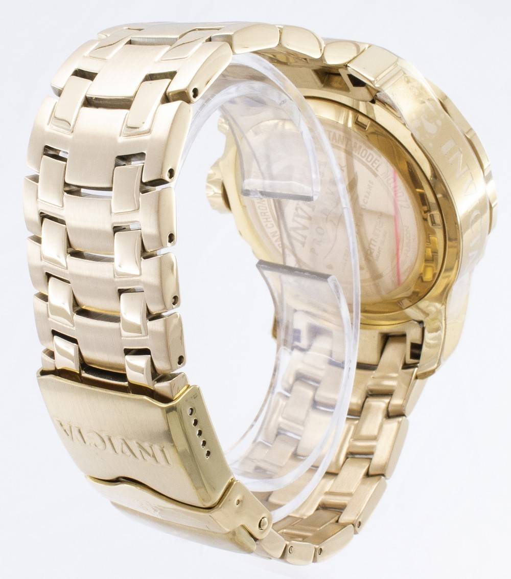 Invicta Pro - Diver Chronograph Gold Tone 200M 0072 Men's Watch - Prestige Stones