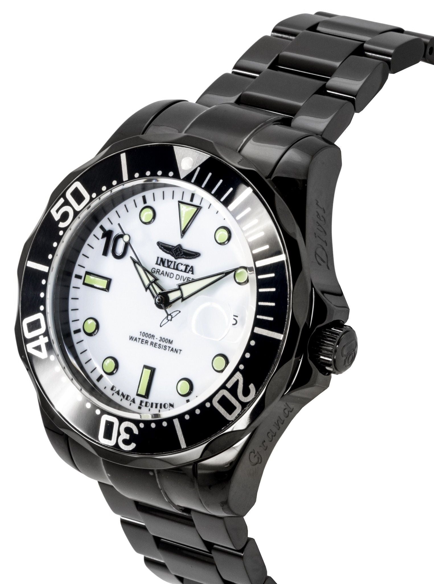 Invicta Pro Diver PANDA Stainless Steel Silver Dial Automatic 48707 300M Men's Watch - Prestige Stones