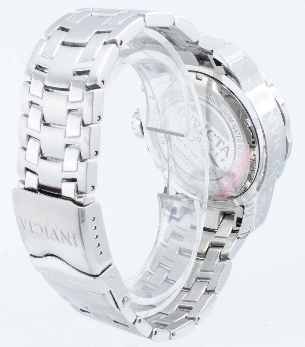 Invicta Pro - Diver Quartz Chronograph Silver Dial 0071 Men's Watch - Prestige Stones