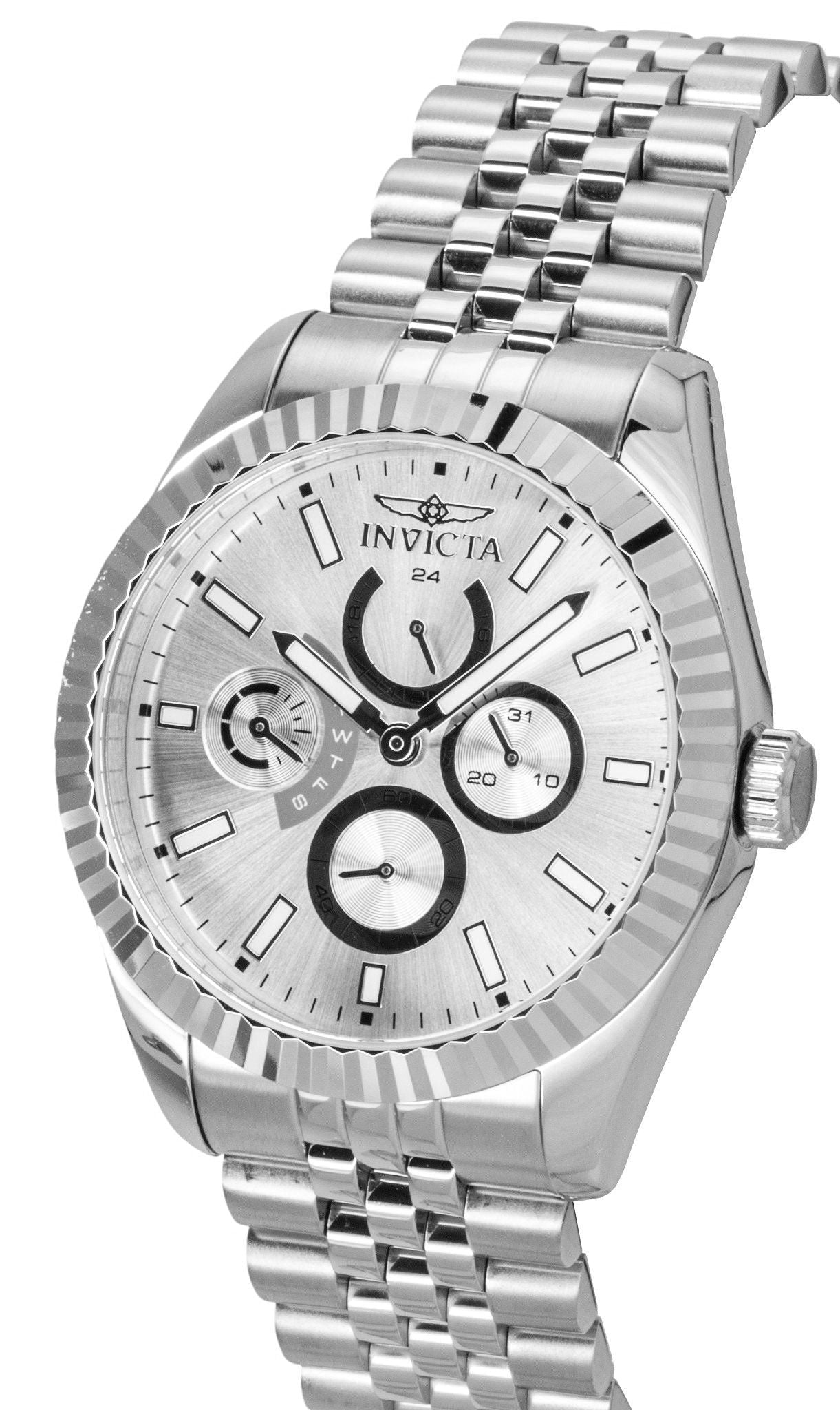 Invicta Specialty GMT Stainless Steel Silver Dial Quartz 49534 Men's Watch - Prestige Stones