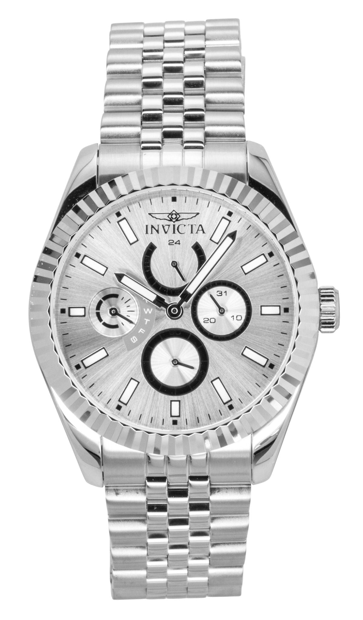 Invicta Specialty GMT Stainless Steel Silver Dial Quartz 49534 Men's Watch - Prestige Stones