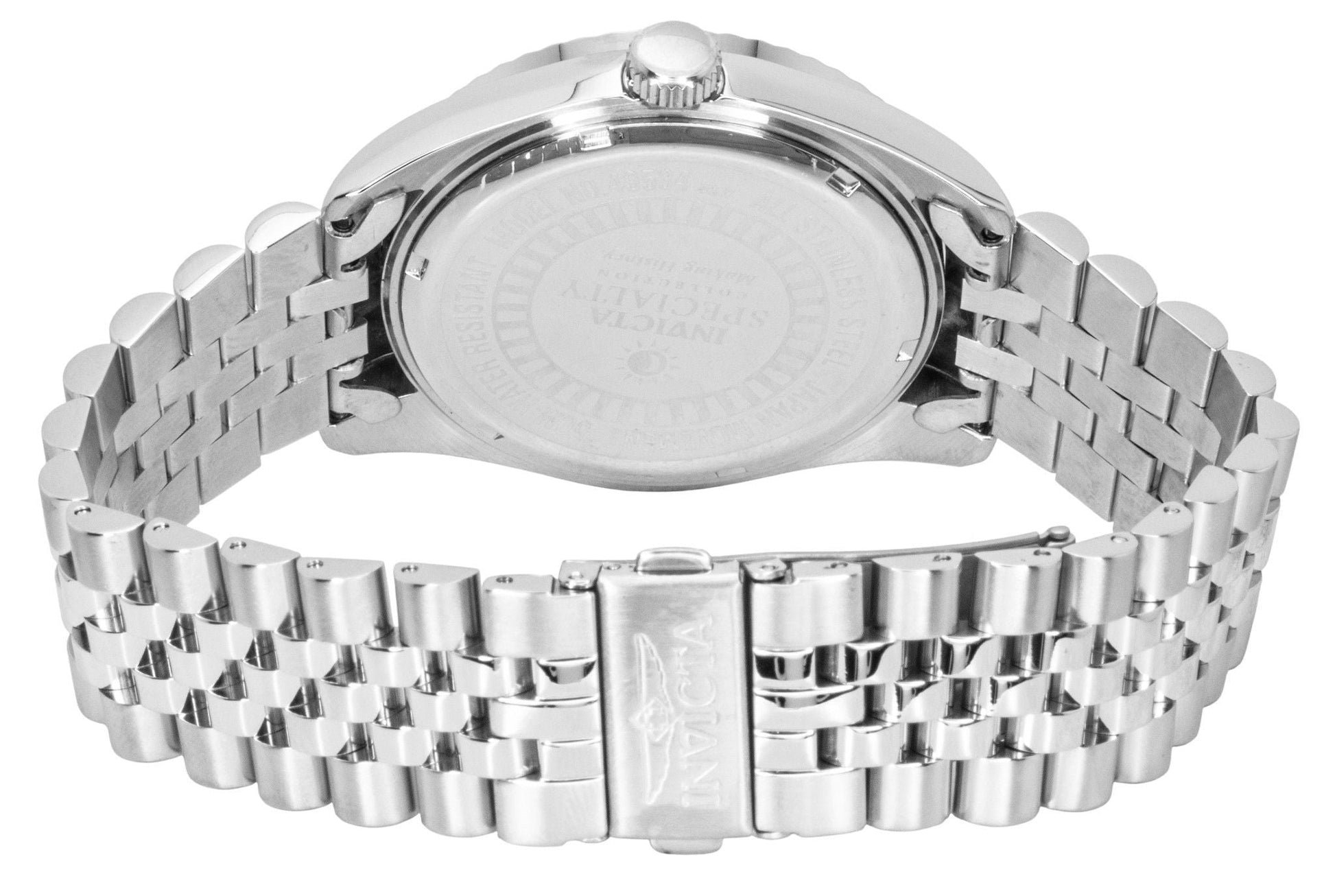 Invicta Specialty GMT Stainless Steel Silver Dial Quartz 49534 Men's Watch - Prestige Stones