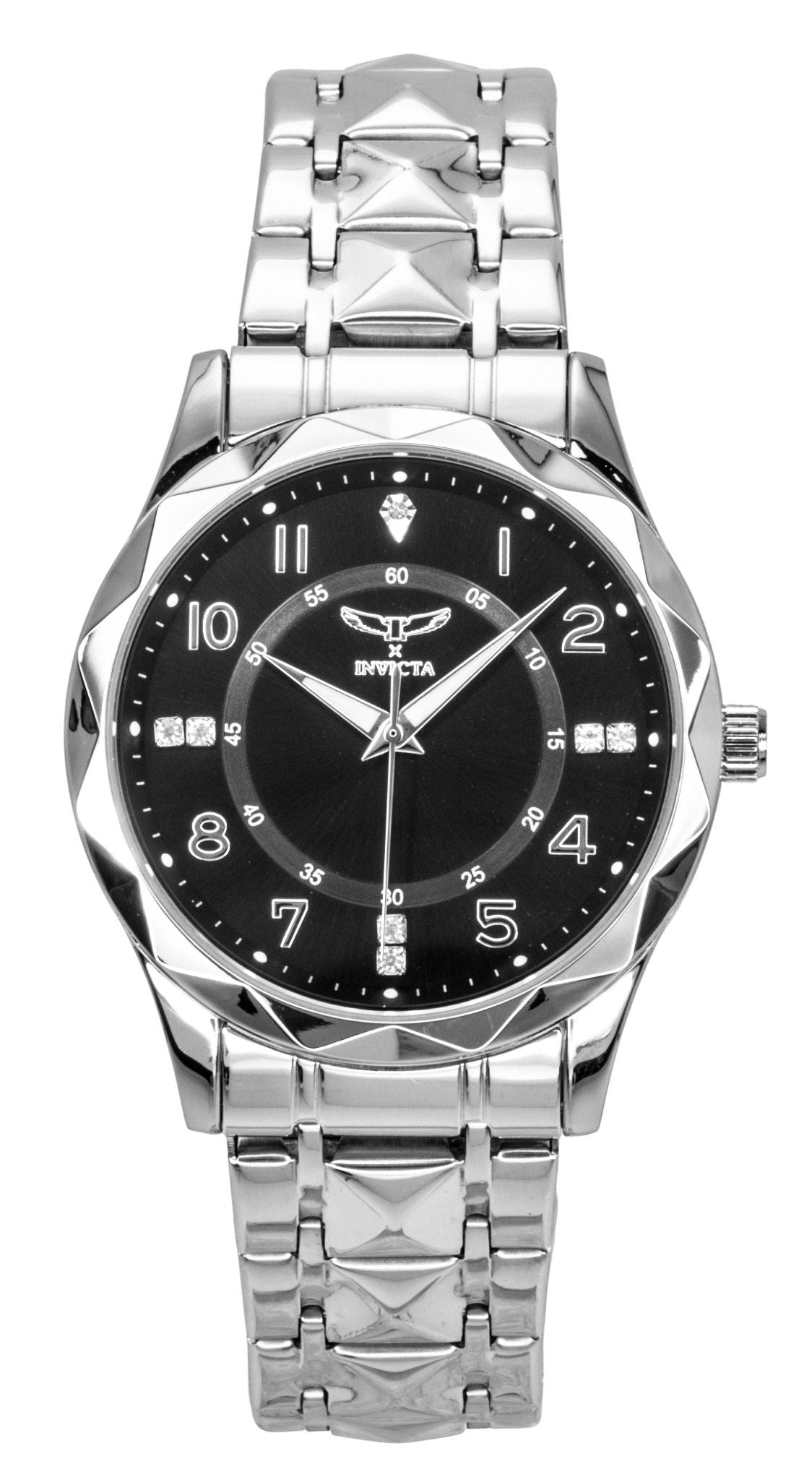 Invicta Specialty Stainless Steel Black Dial Quartz 69027 Men's Watch - Prestige Stones