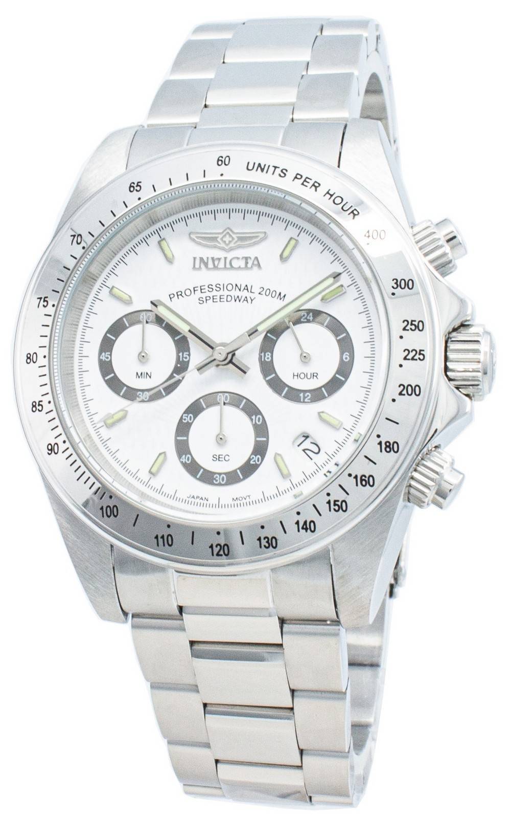 Invicta Speedway 200M Chronograph White Dial 9211 Men's Watch - Prestige Stones