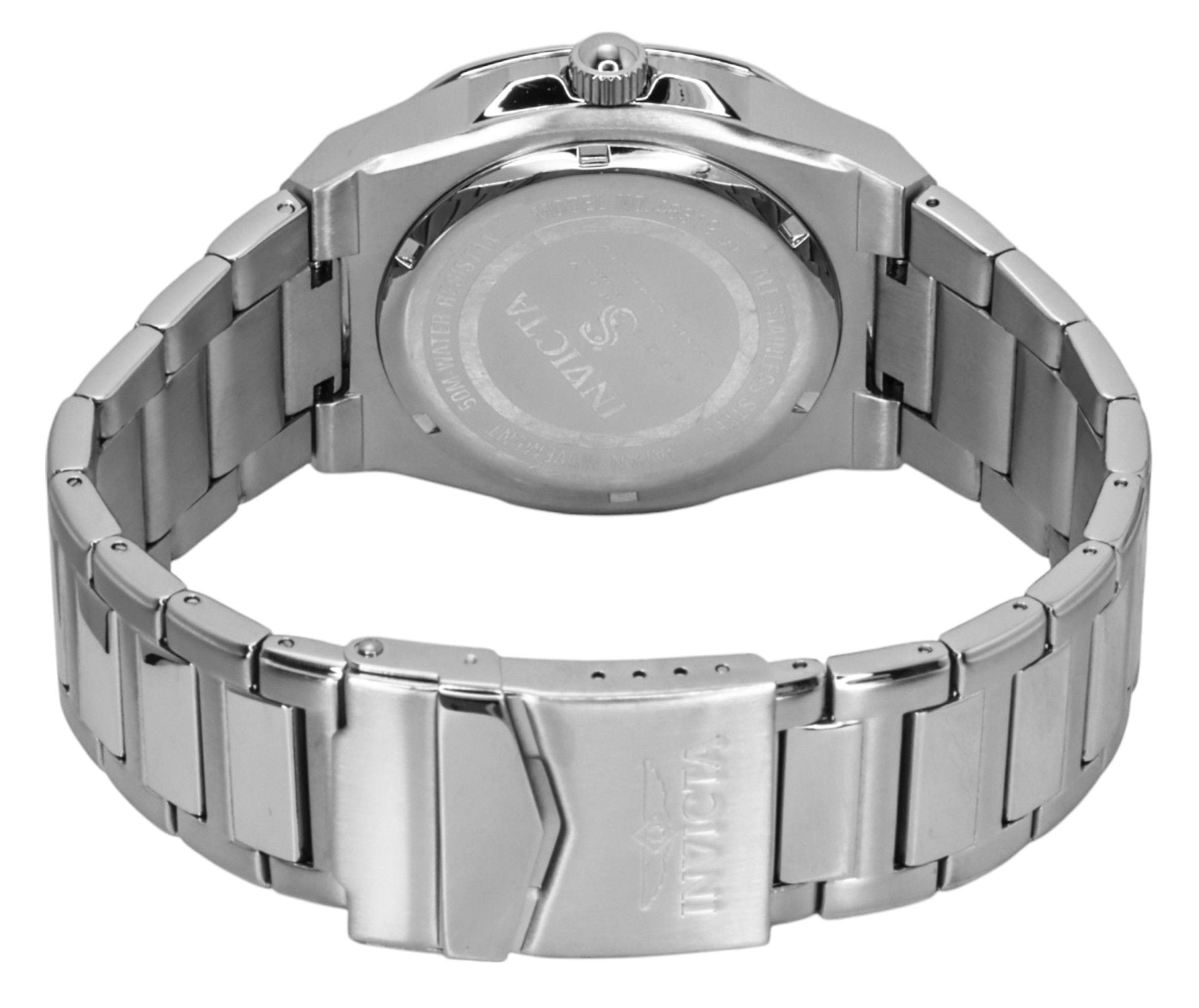 Invicta Speedway Stainless Steel Black Dial Quartz 48319 Men's Watch - Prestige Stones