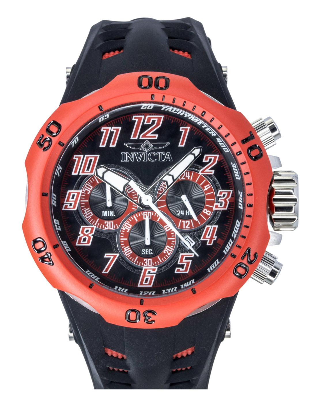 Invicta Venom Hydra GMT Chronograph Silicone Strap Black Dial Quartz 48237 200M Men's Watch - Prestige Stones