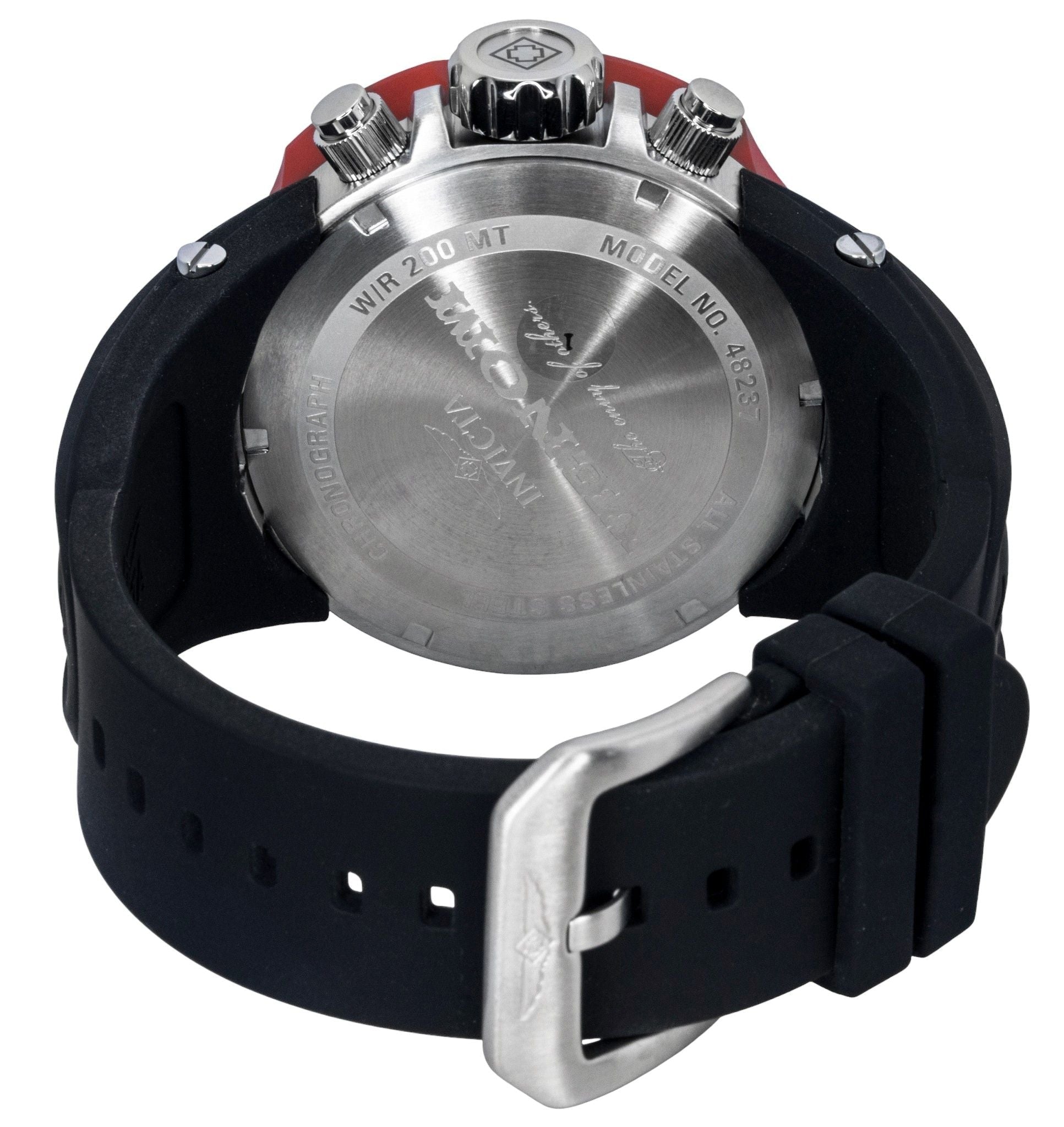 Invicta Venom Hydra GMT Chronograph Silicone Strap Black Dial Quartz 48237 200M Men's Watch - Prestige Stones