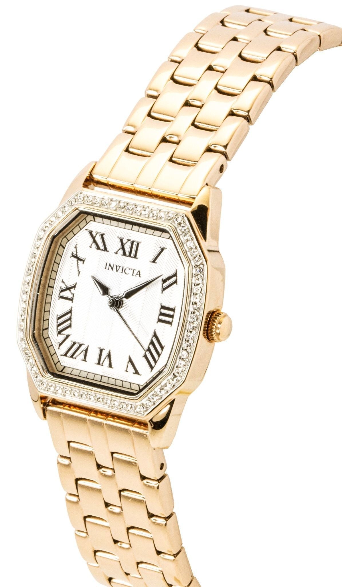 Invicta Wildflower Rose Gold Tone Stainless Steel Silver Dial Quartz 49039 Women's Watch - Prestige Stones