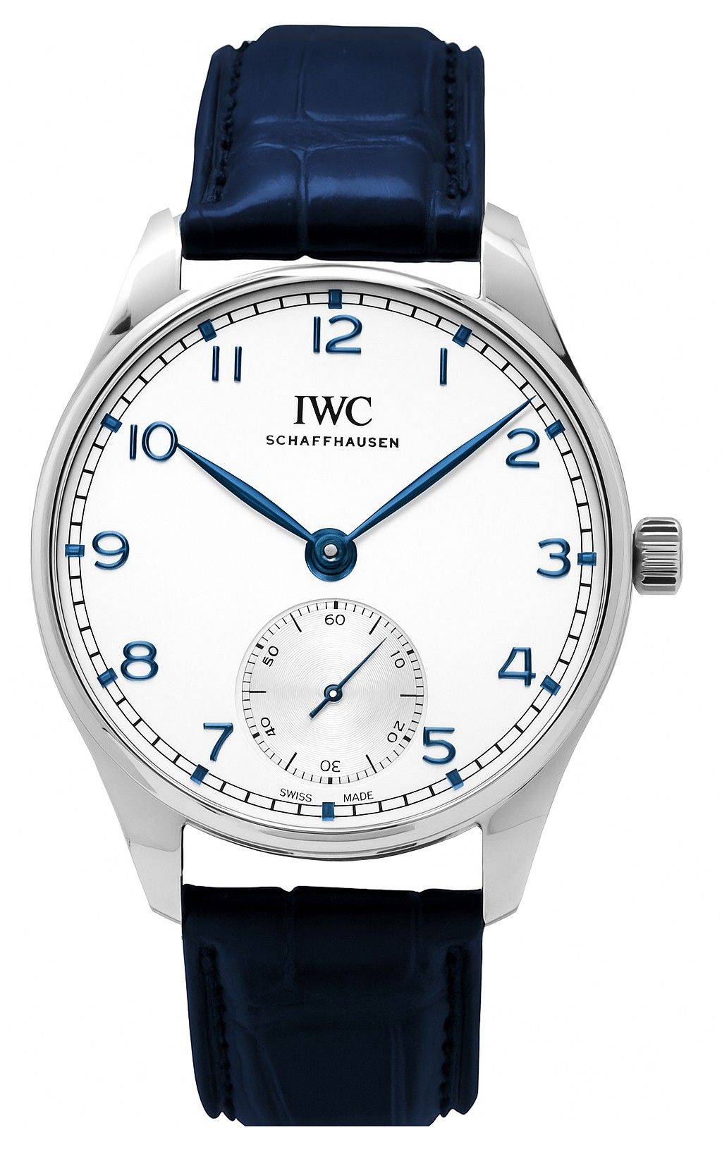 IWC Portugieser Leather Strap Silver Dial Automatic IW358304 Men's Watch - Prestige Stones