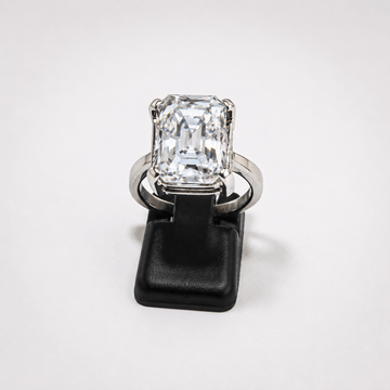 Lab-Grown Diamond Statement Ring – 925 Sterling Silver - Prestige Stones