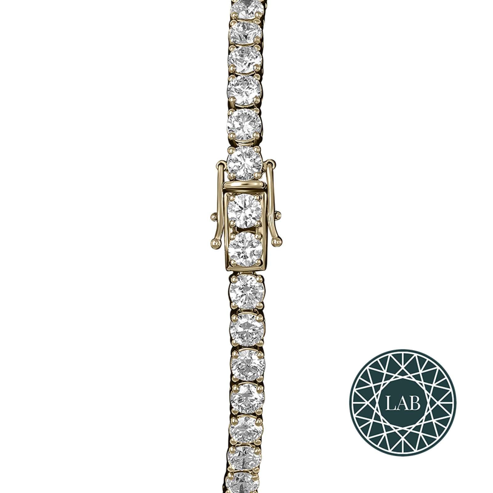 Laboratory Grown Diamond Tennis Bracelet - 2.00ct to 15.00ct - Custom Made - Prestige Stones