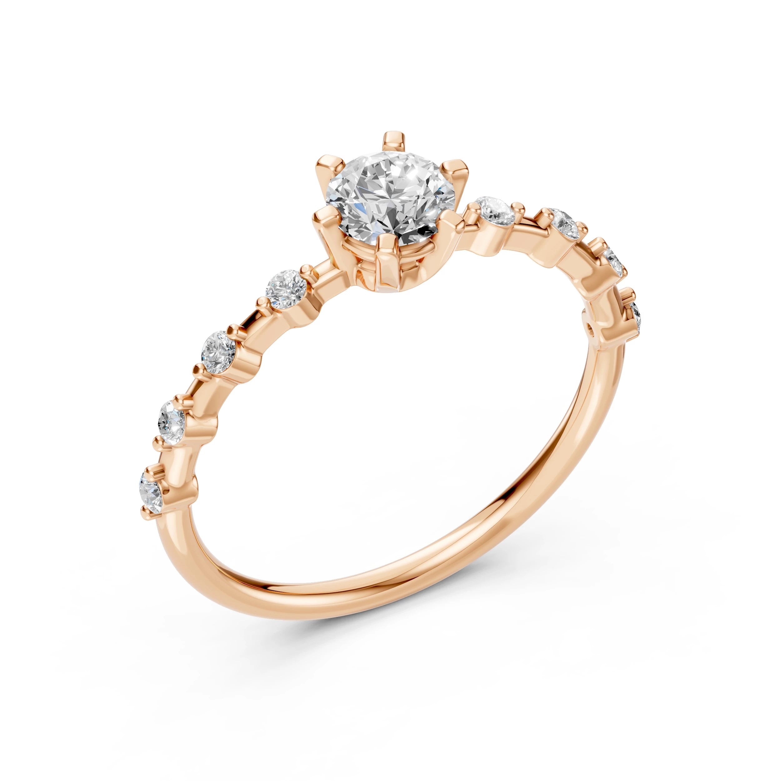 Solitaire Eternity Ring - 101-10144(5.1)