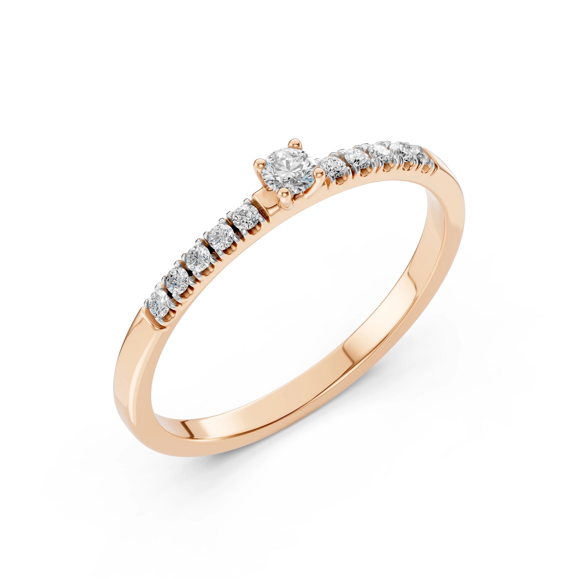 Solitaire Eternity Ring - 101-10126/2(2.6)
