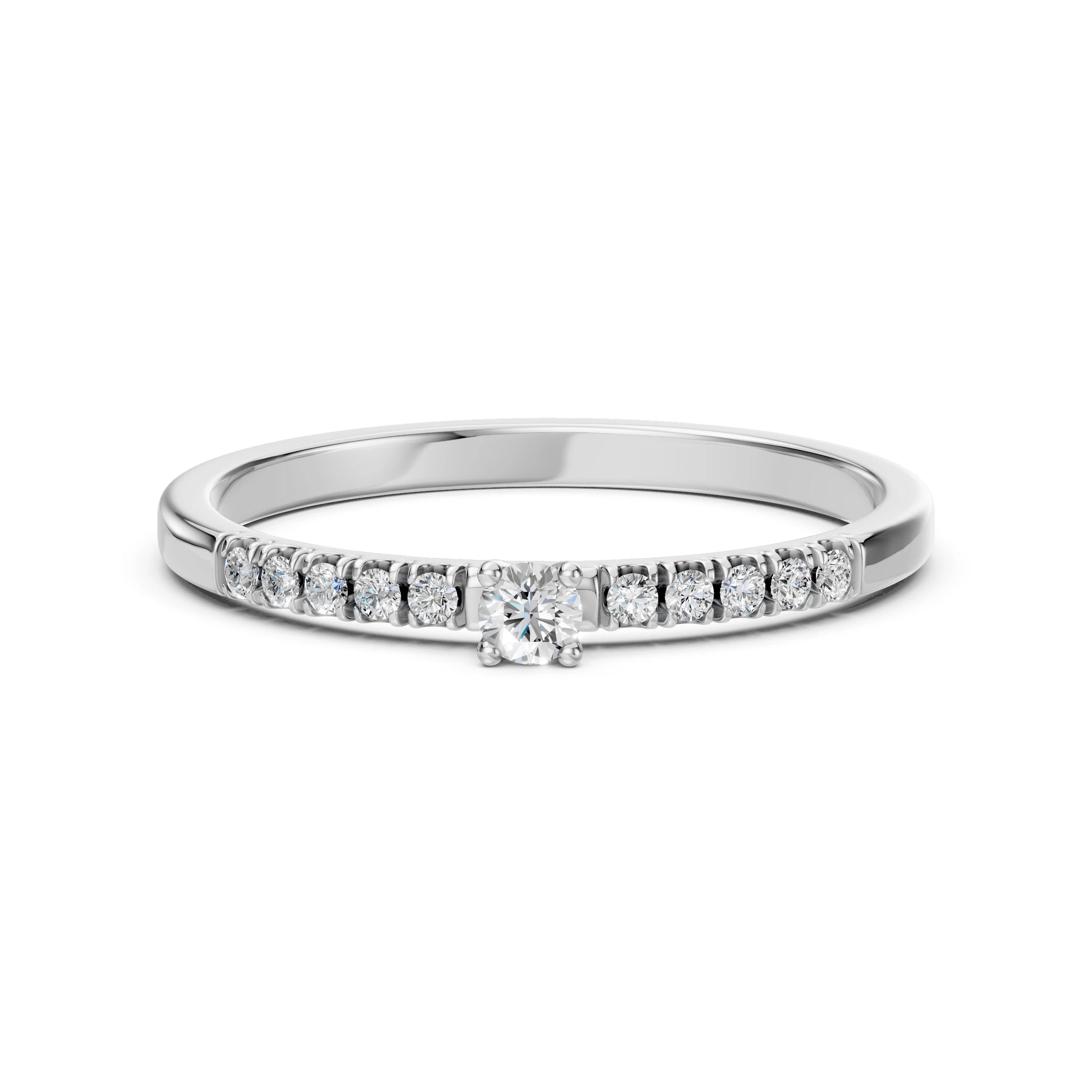 Solitaire Eternity Ring - 101-10126/2(2.6)