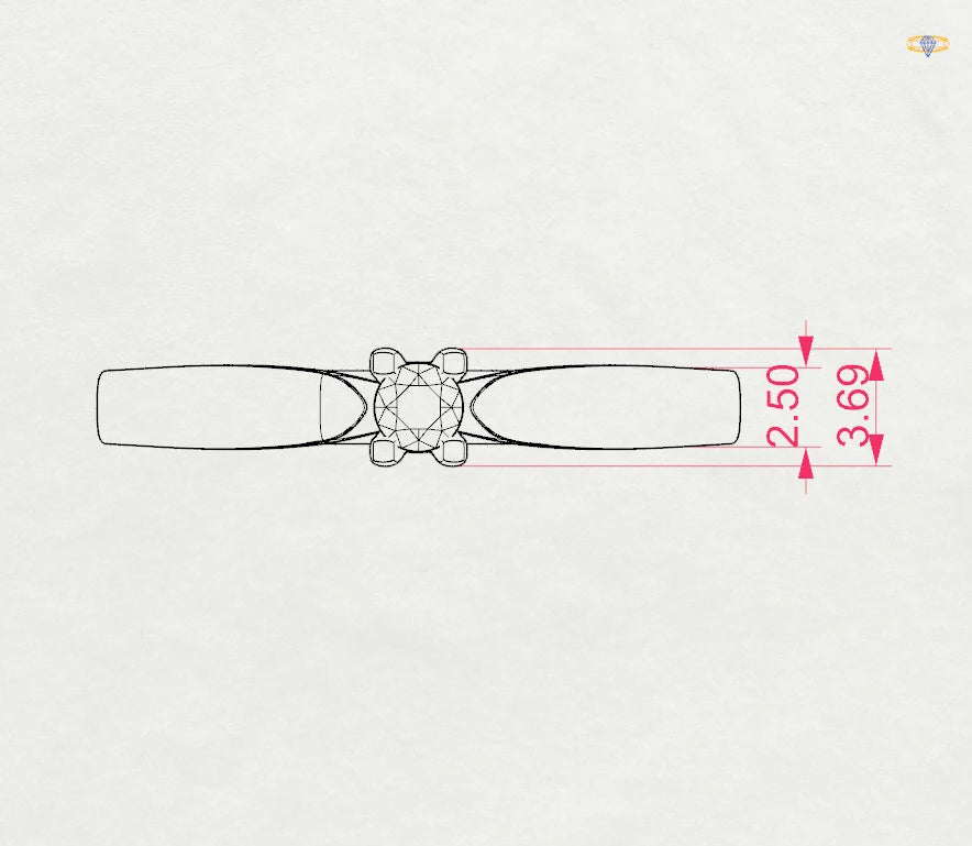 Solitaire Ring - 101-10046(2.7)
