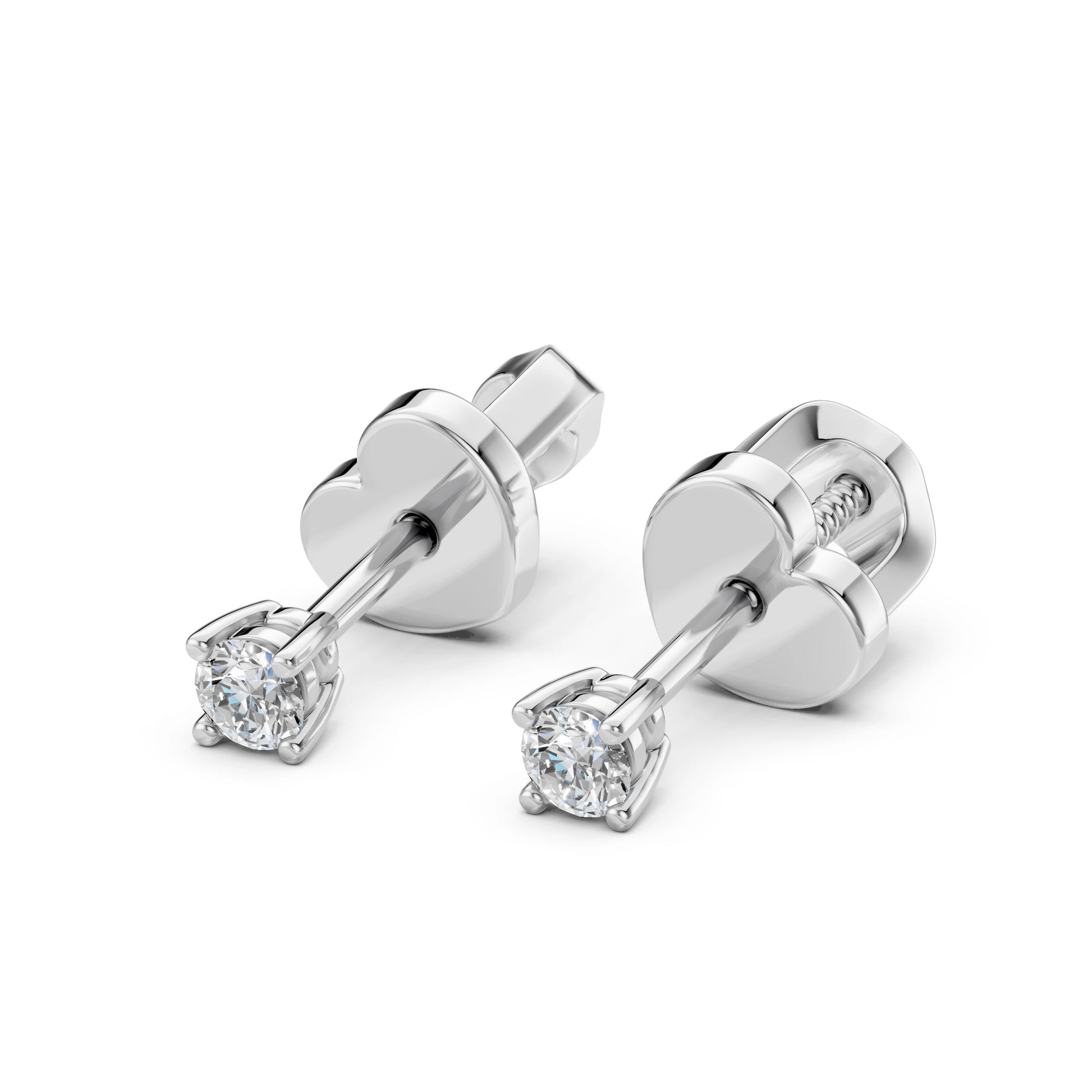 Solitaire Butterfly Earring - 102-10012/1(2.5)