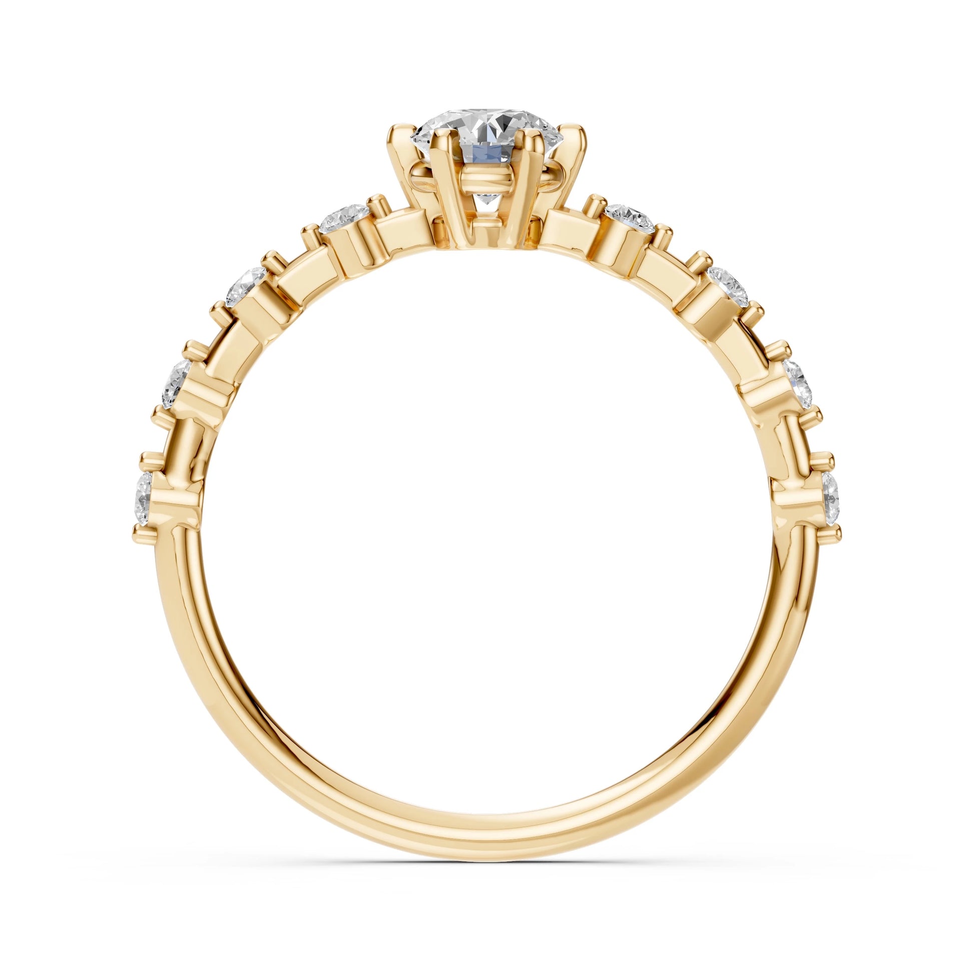 Solitaire Eternity Ring - 101-10144(4.7)