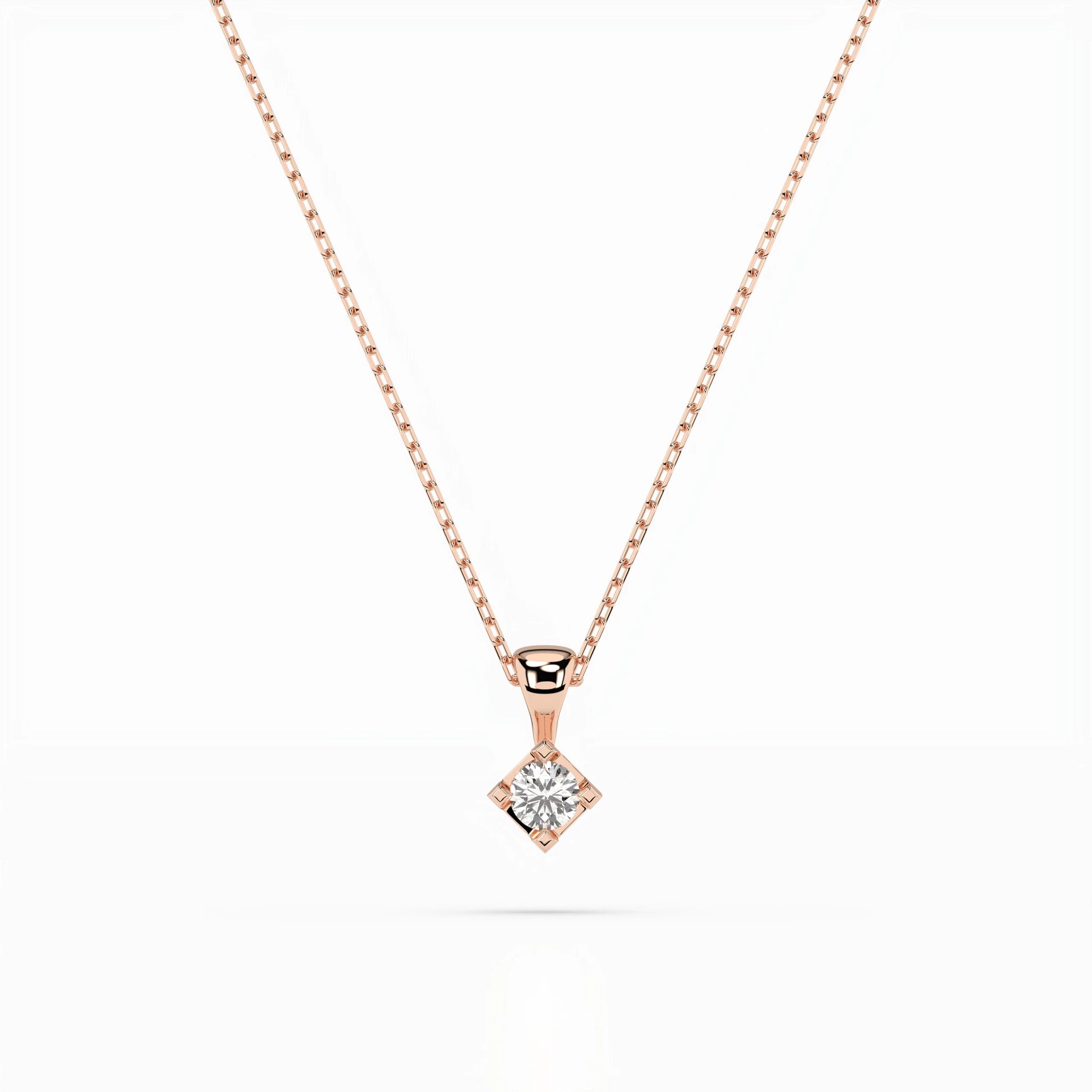 Solitaire Necklace - 104-10014(2.7)