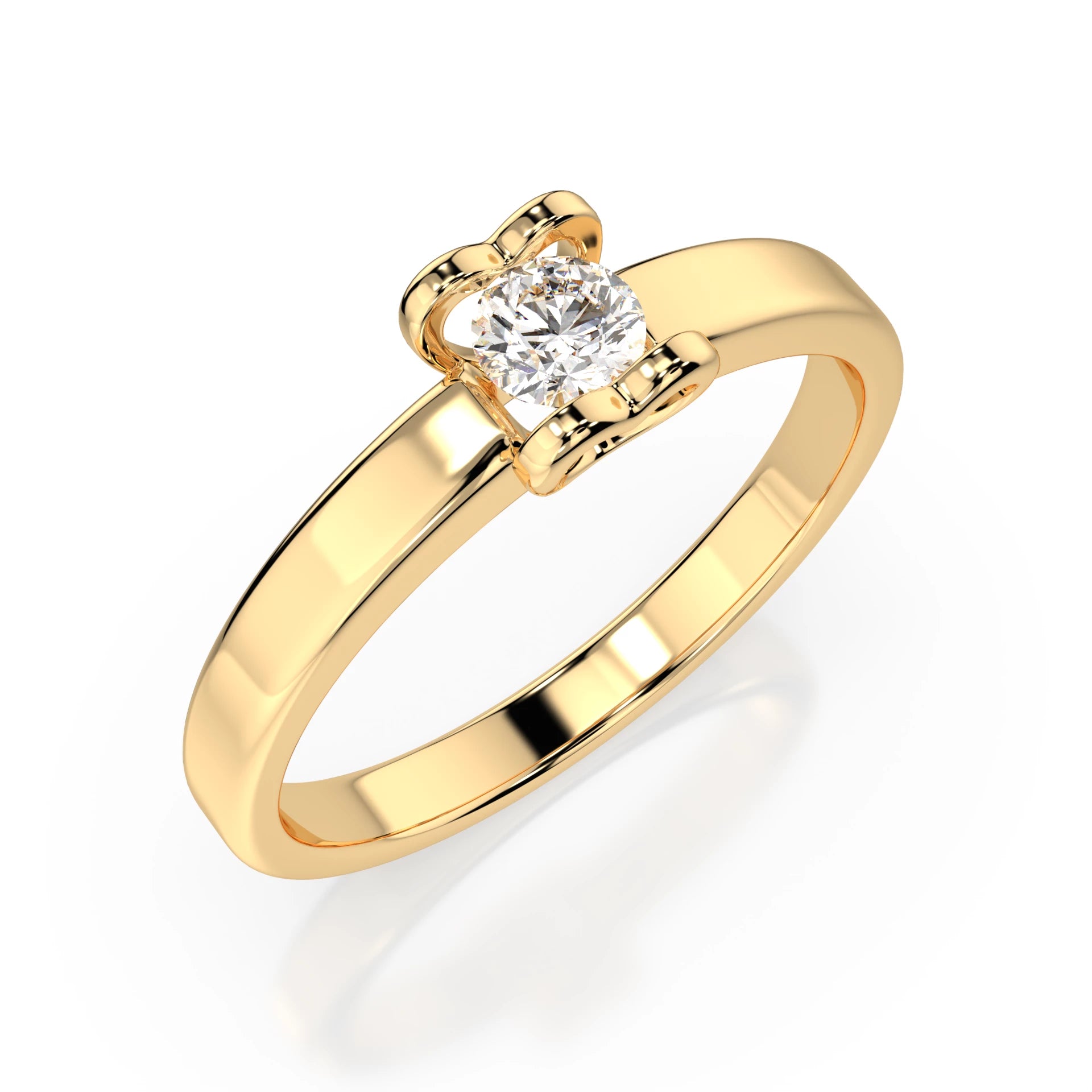 Solitaire Ring - 101-10013(3.4)