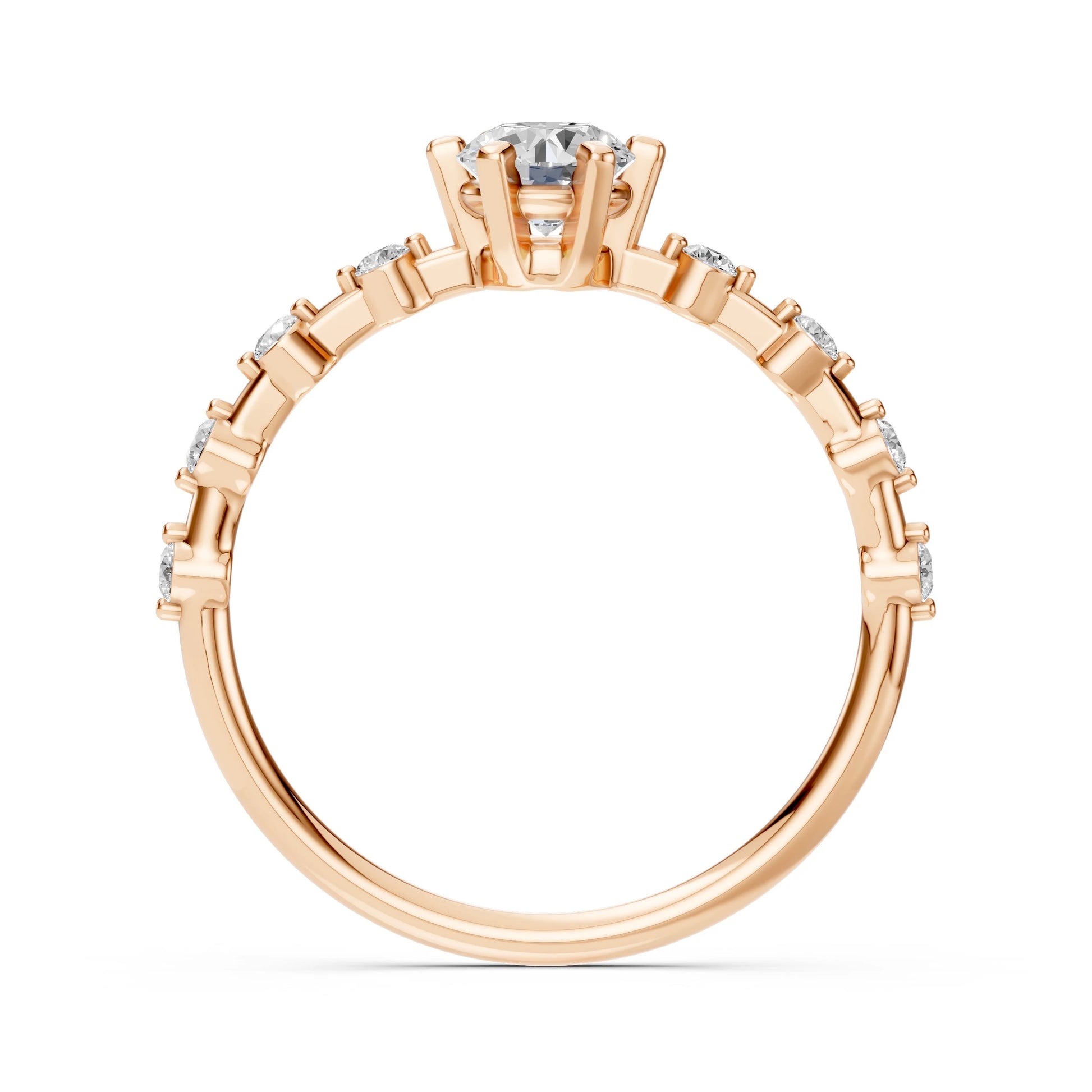 Solitaire Eternity Ring - 101-10144(5.1)