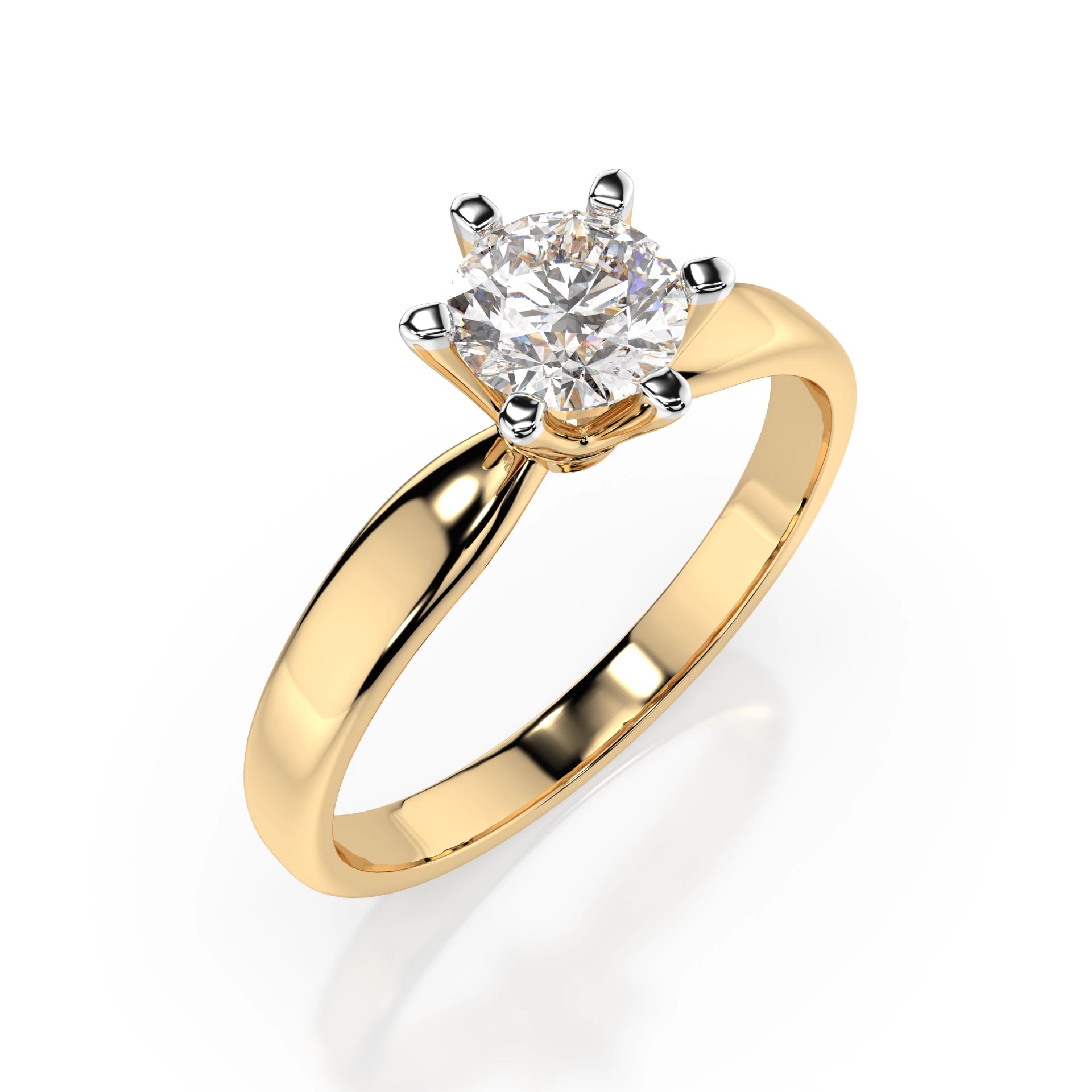 Solitaire Ring - 101-10040(5.1)