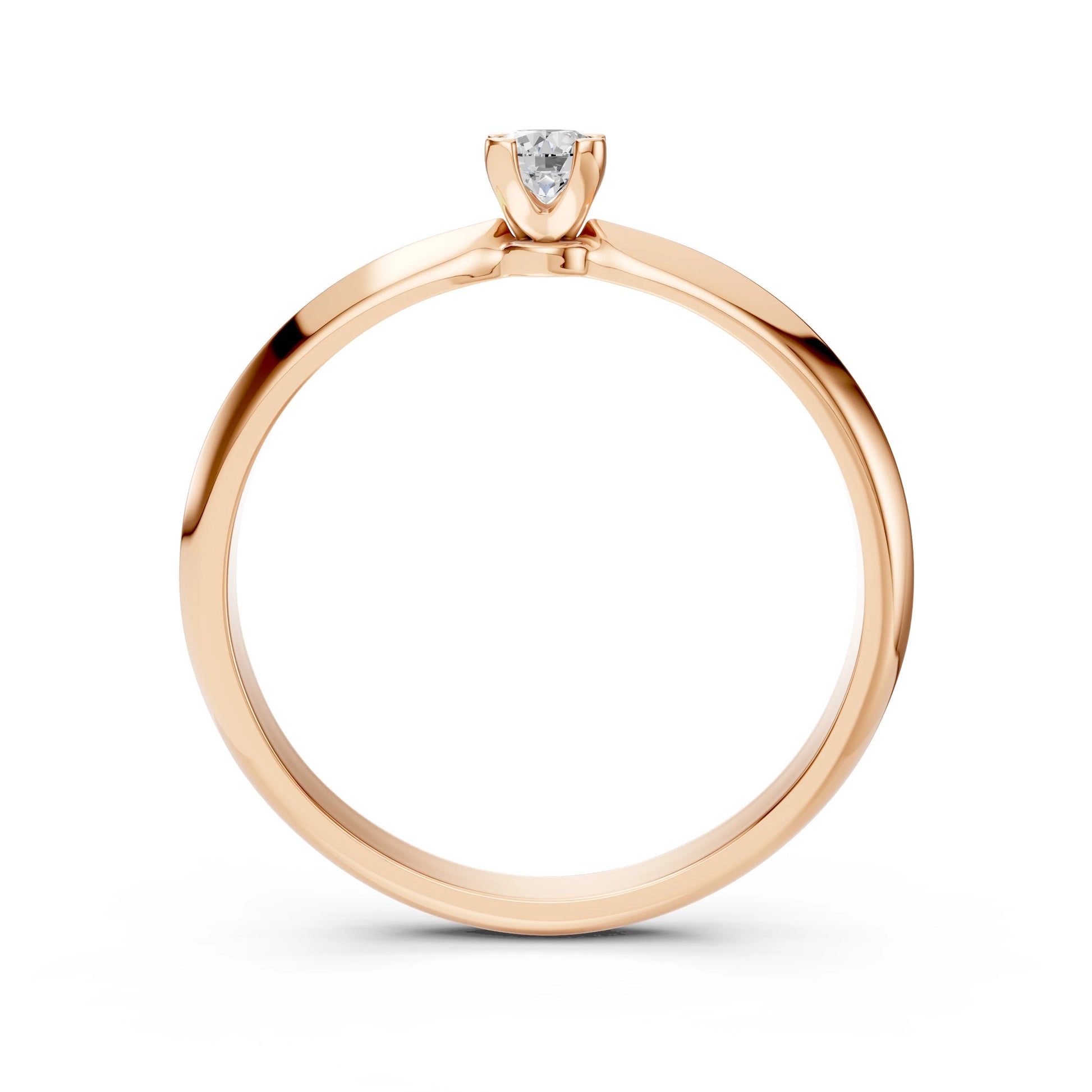 Solitaire Ring - 101-10089(3.4)