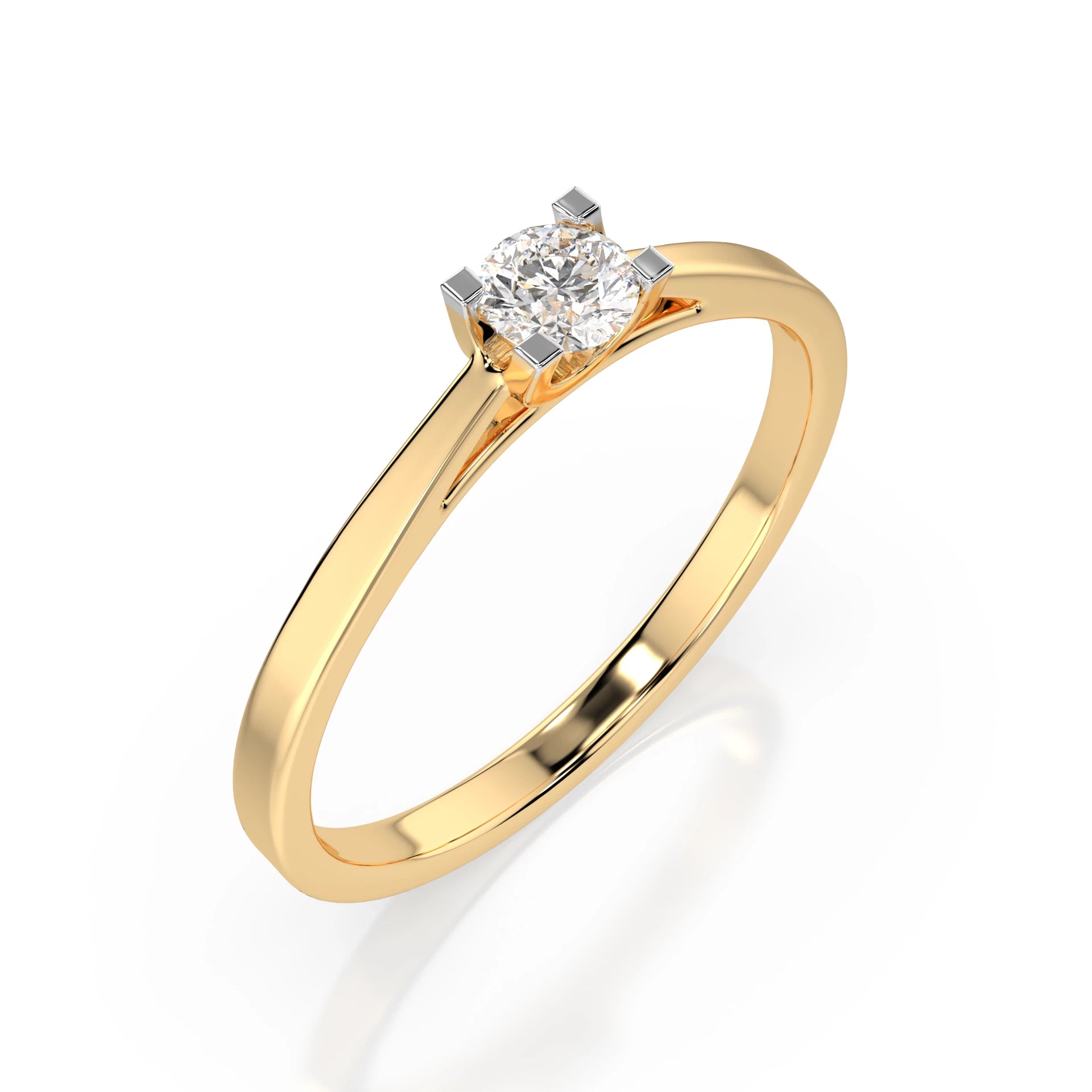 Solitaire Ring - 101-10020(3.4)