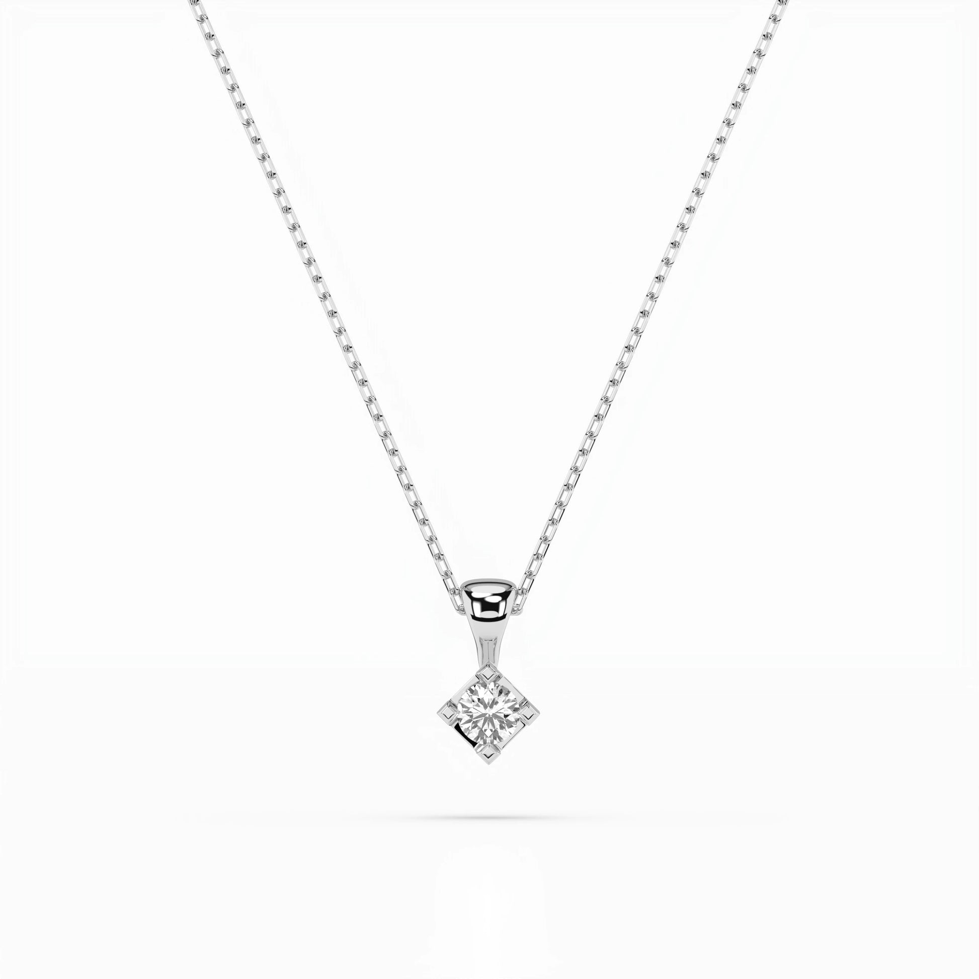 Solitaire Necklace - 104-10014(2.7)